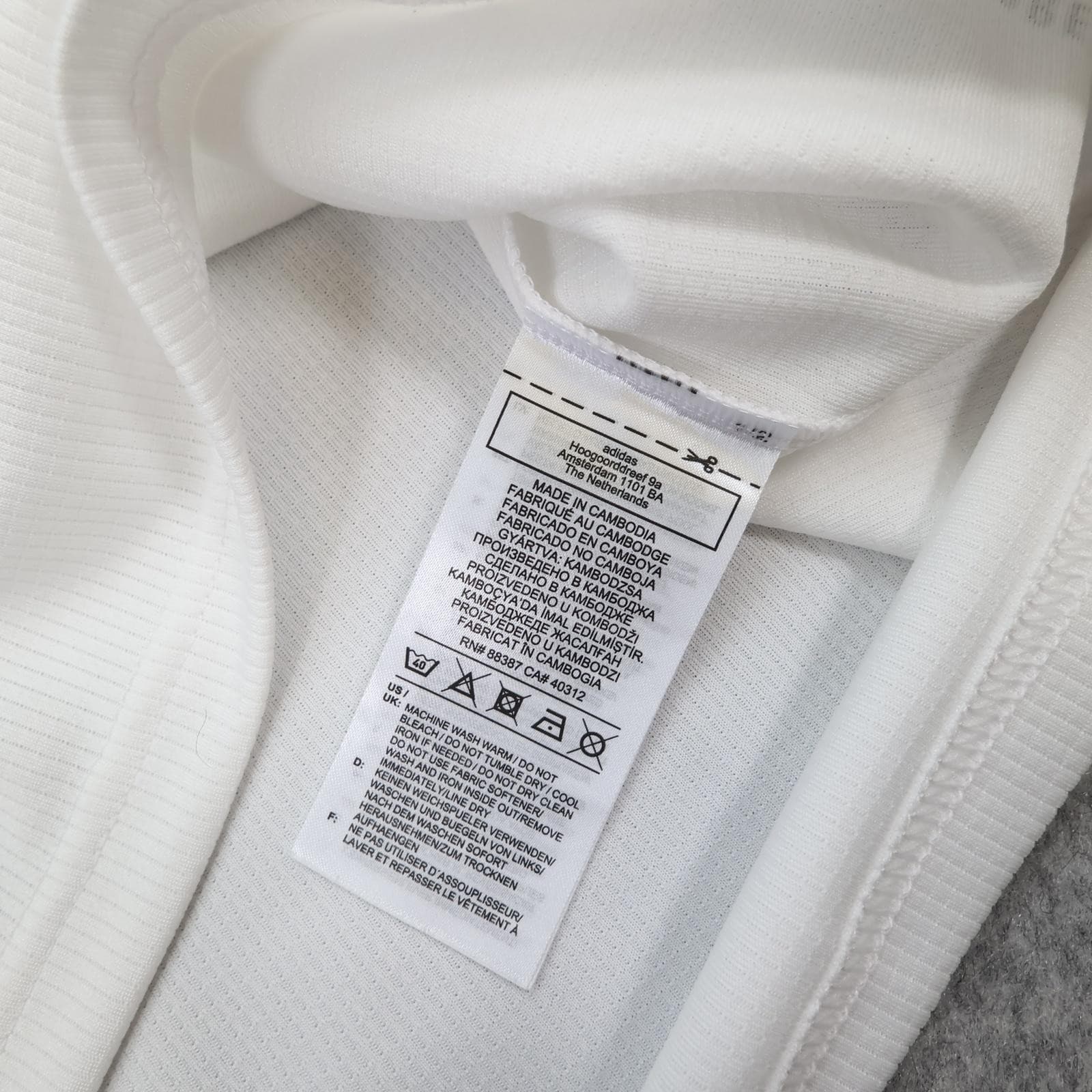 Leeds United Shirt Mens Small White Home 2020 2021 EPL Football Adidas SBOTOP photo 10
