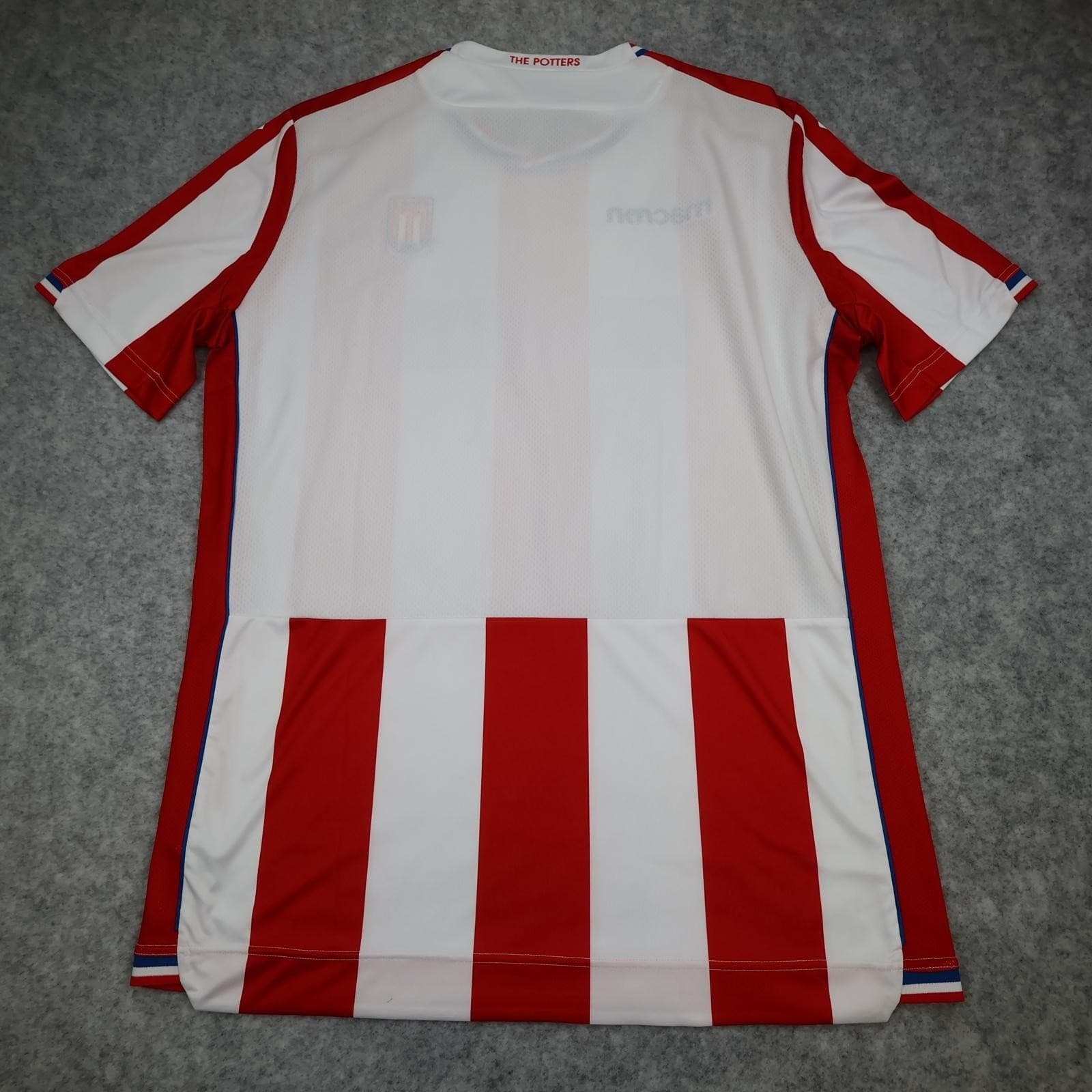 Stoke City Shirt Mens XXXL Red White Home EPL Football Macron Bet365 Jersey photo 8