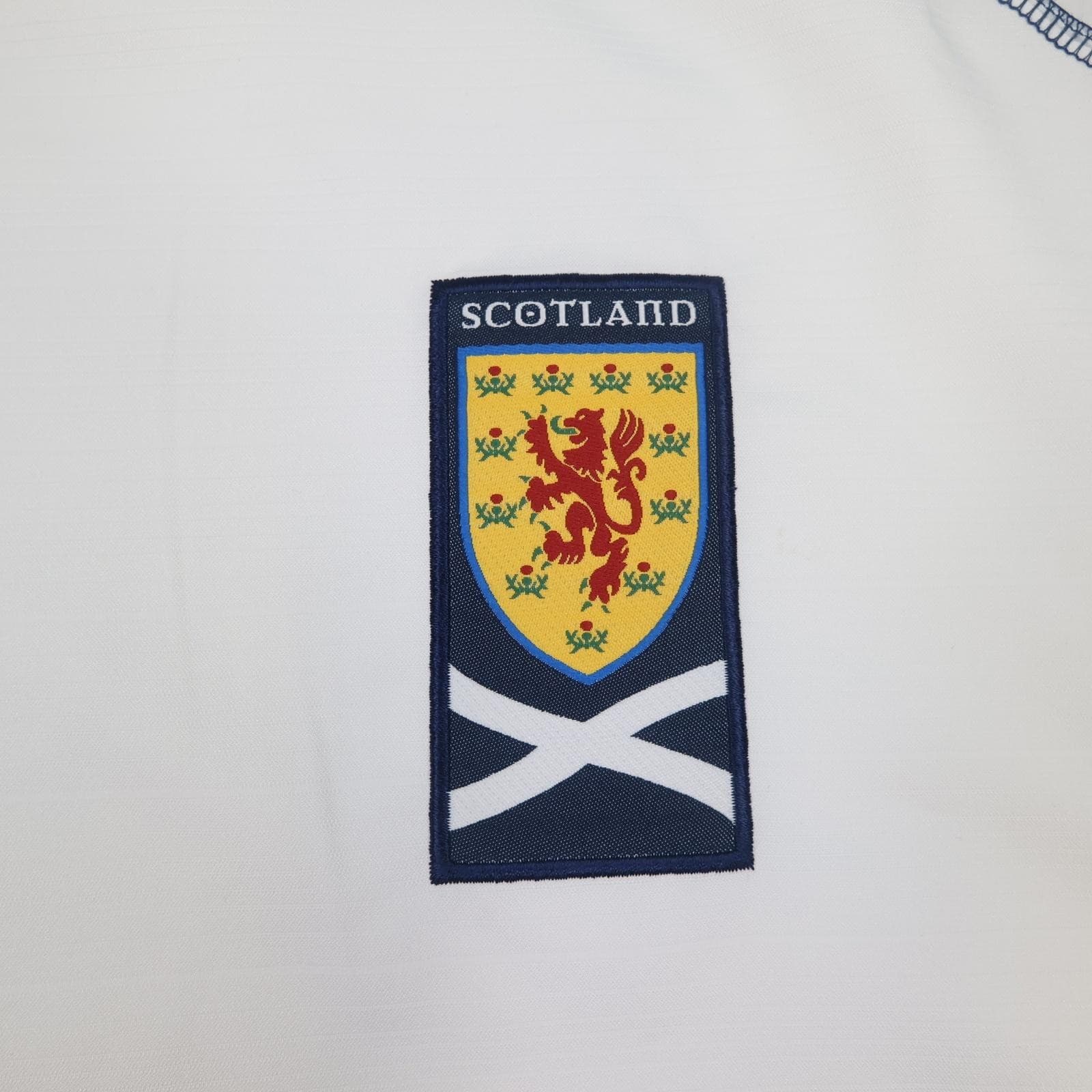 Vintage Scotland Away Shirt Mens 2XL White Football Diadora Jersey 2003 2005 photo 3