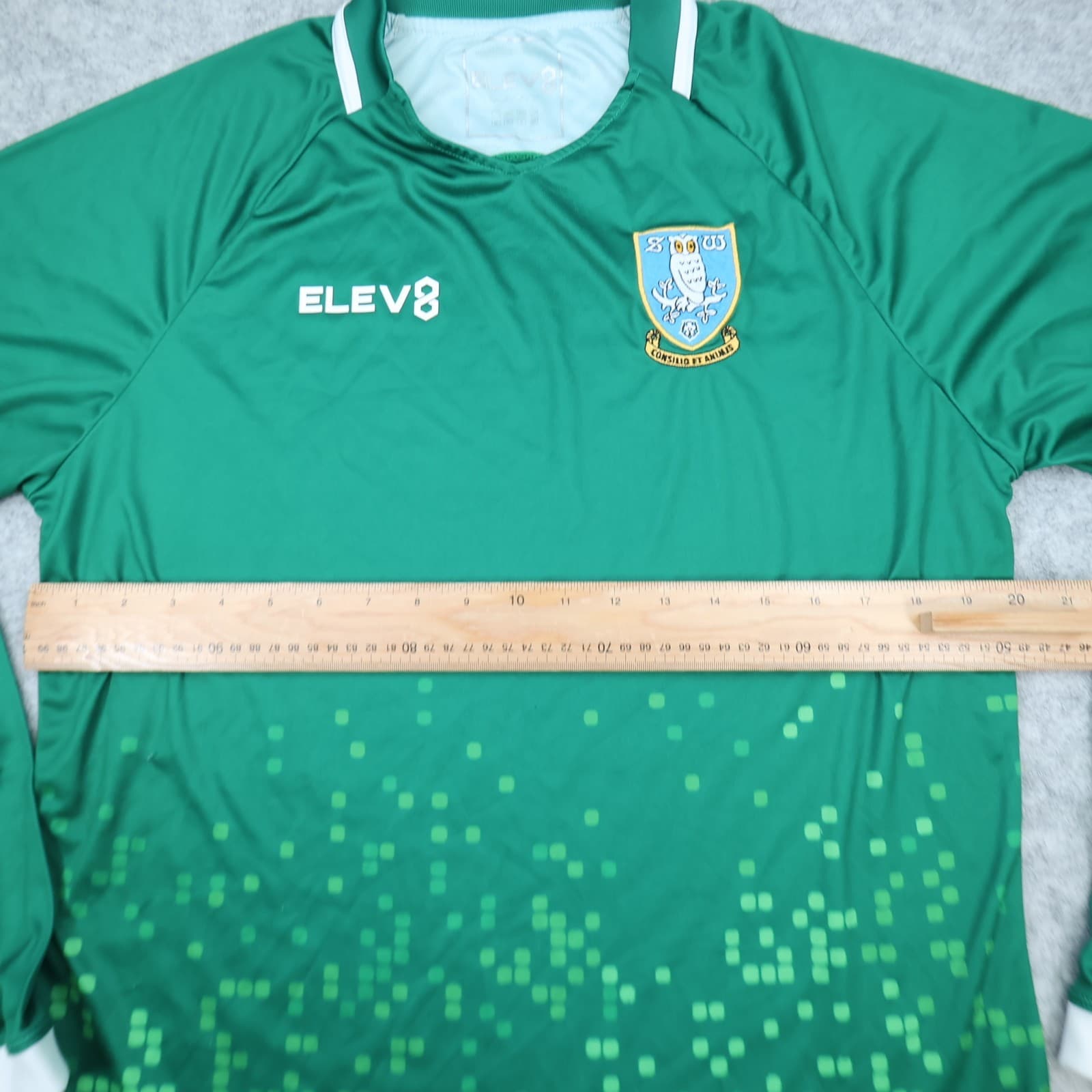 Sheffield Wednesday Shirt Extra Large Green Away Kit 2019 2020 Elev8 Jersey photo 7