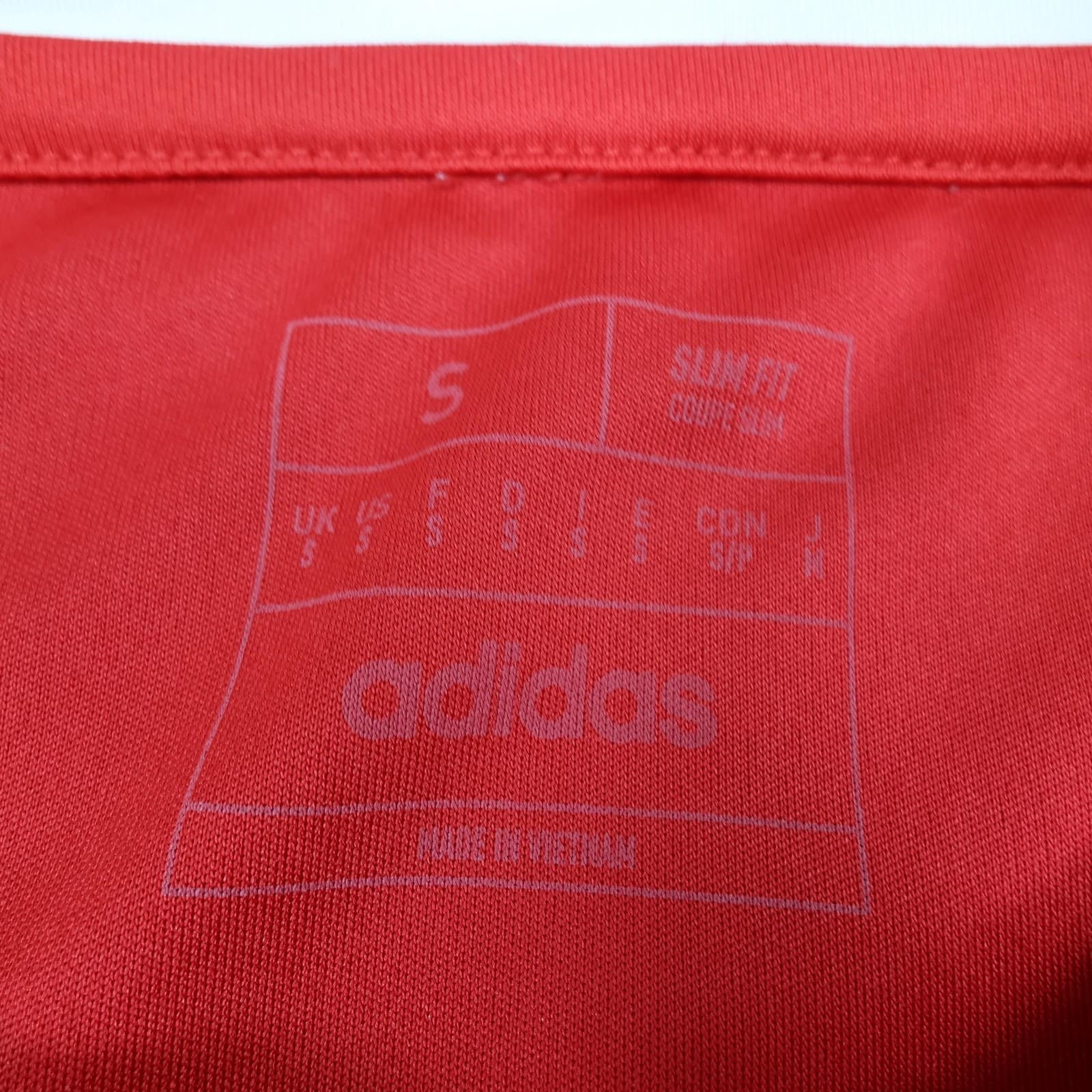 Manchester United Shirt Mens Small Red Home 2024 2025 Football Adidas Jersey photo 5