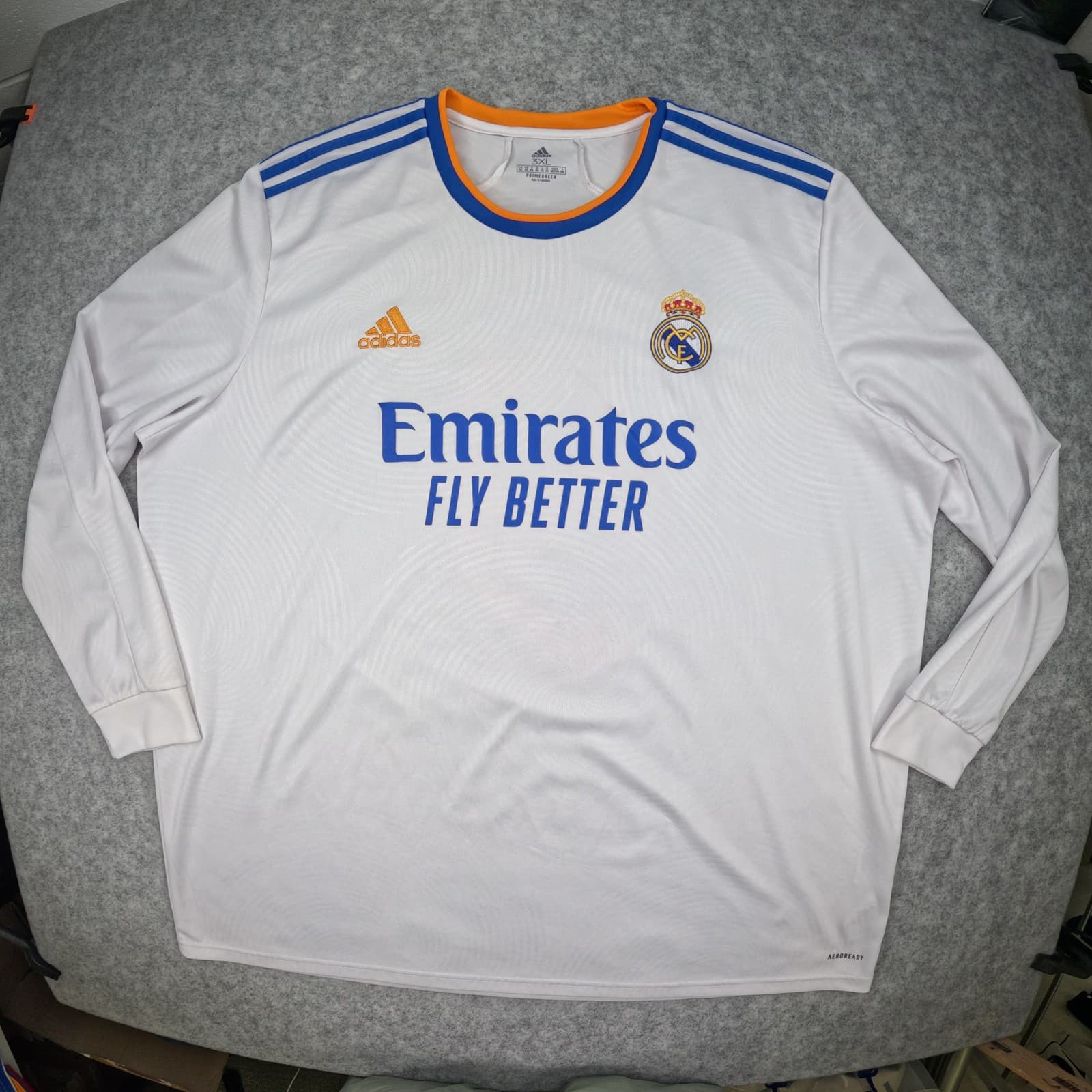 Real Madrid Football Shirt 3XL 2021 22 adidas Benzema 9 21 22 Soccer Jersey photo 2