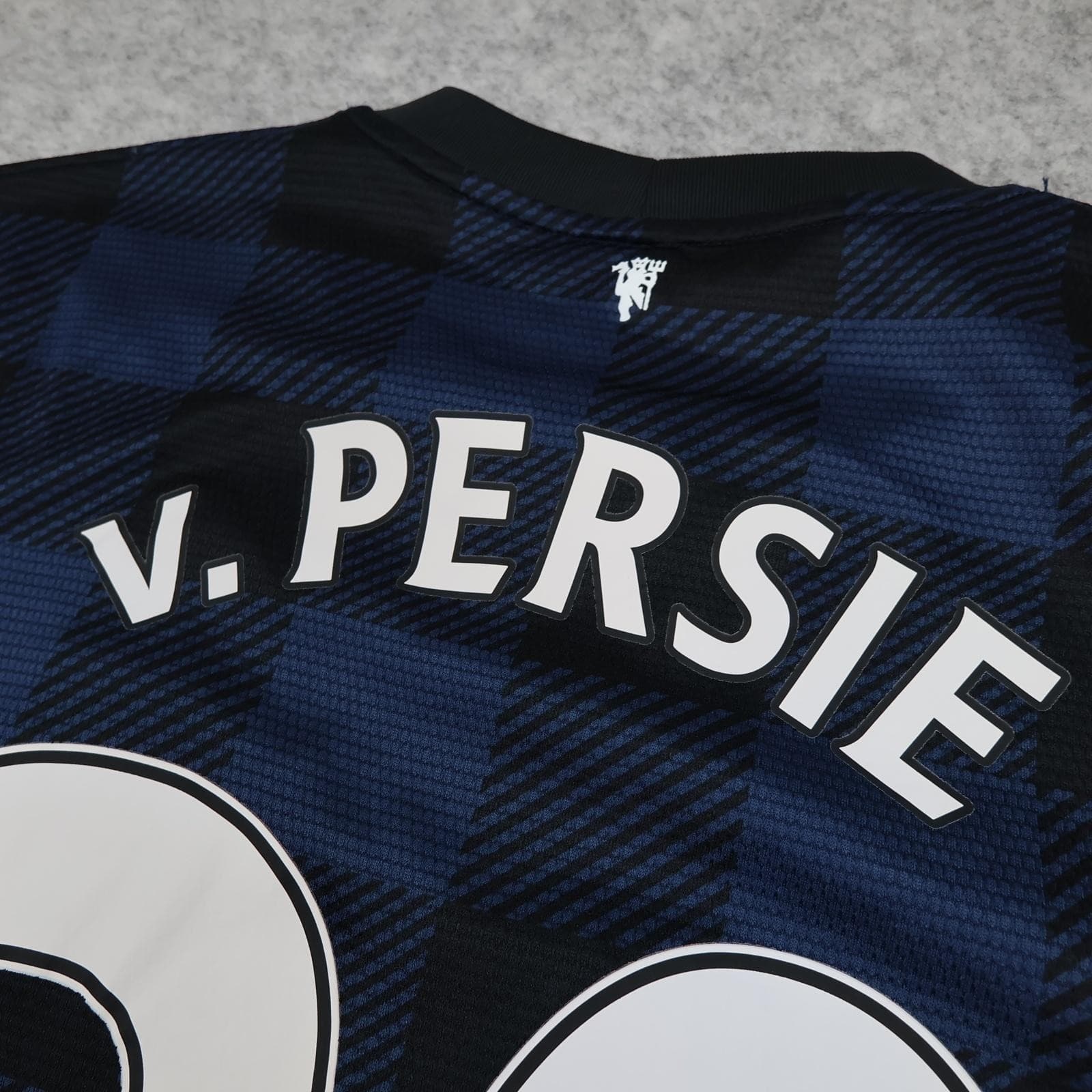 Manchester United Shirt Kids XL Blue Away 2013 2014 Football Nike Van Persie 20 photo 7