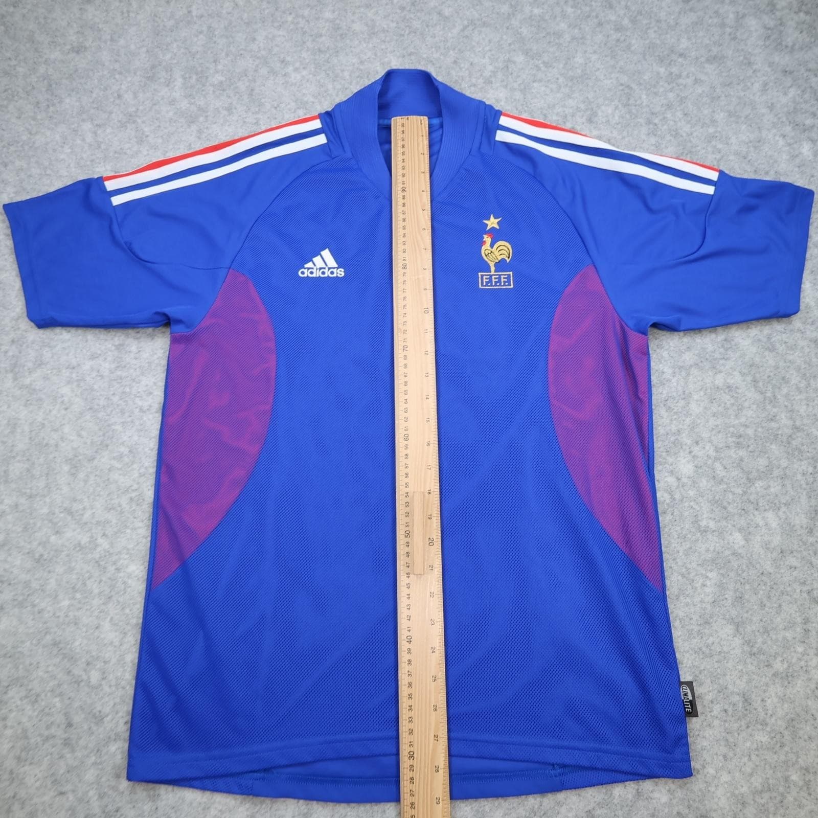 Vintage France Home Shirt Mens Medium Blue 2002 2004 Football Adidas Zidane 10 photo 13