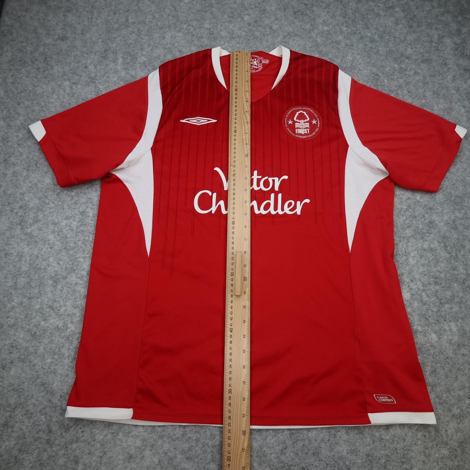 Nottingham Forest Shirt Mens XL Red Home 2009 2010 EFL Football Umbro Jersey photo 12
