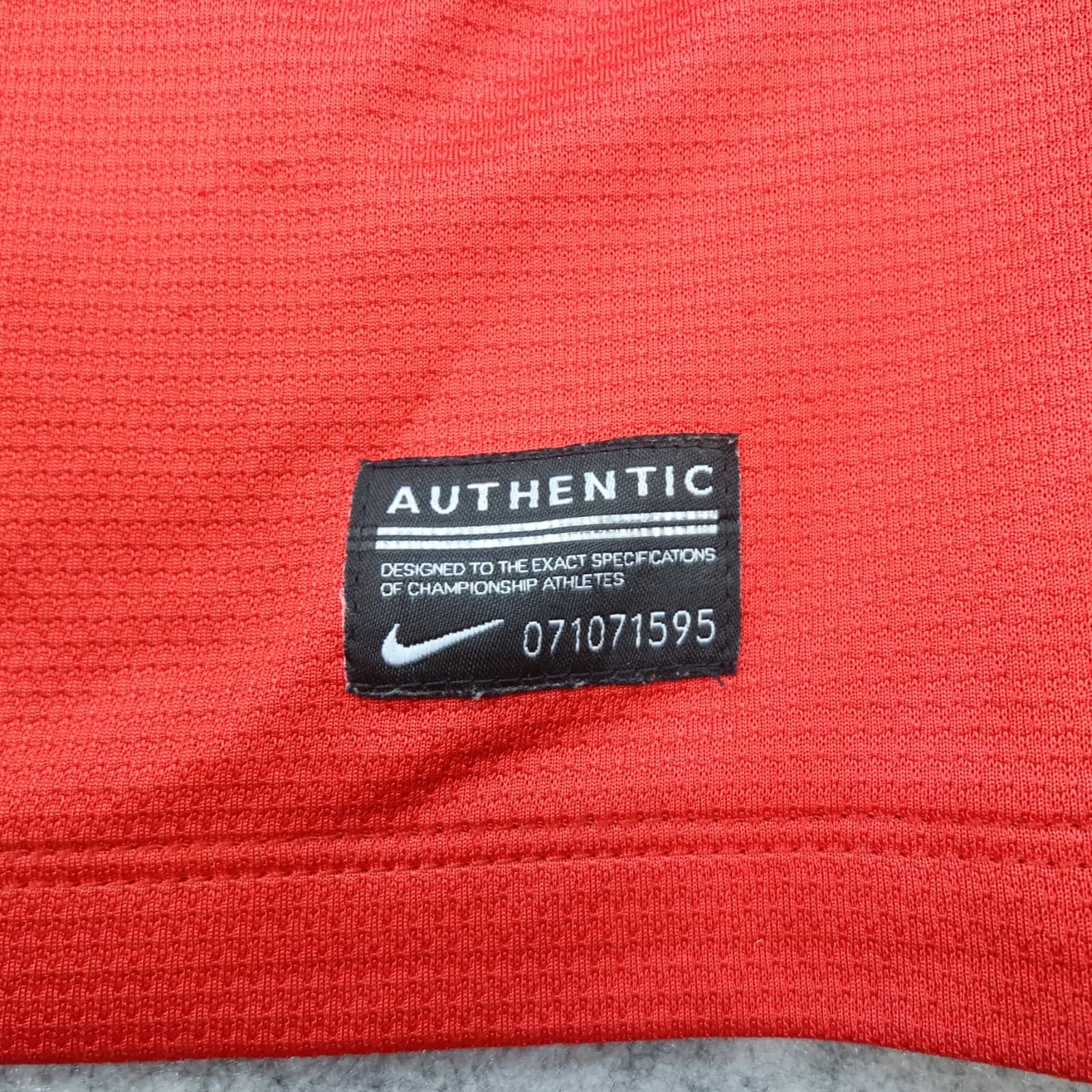 Manchester United Shirt Extra Large Red Home Kit 2013 2014 Nike Jersey Patches photo 3