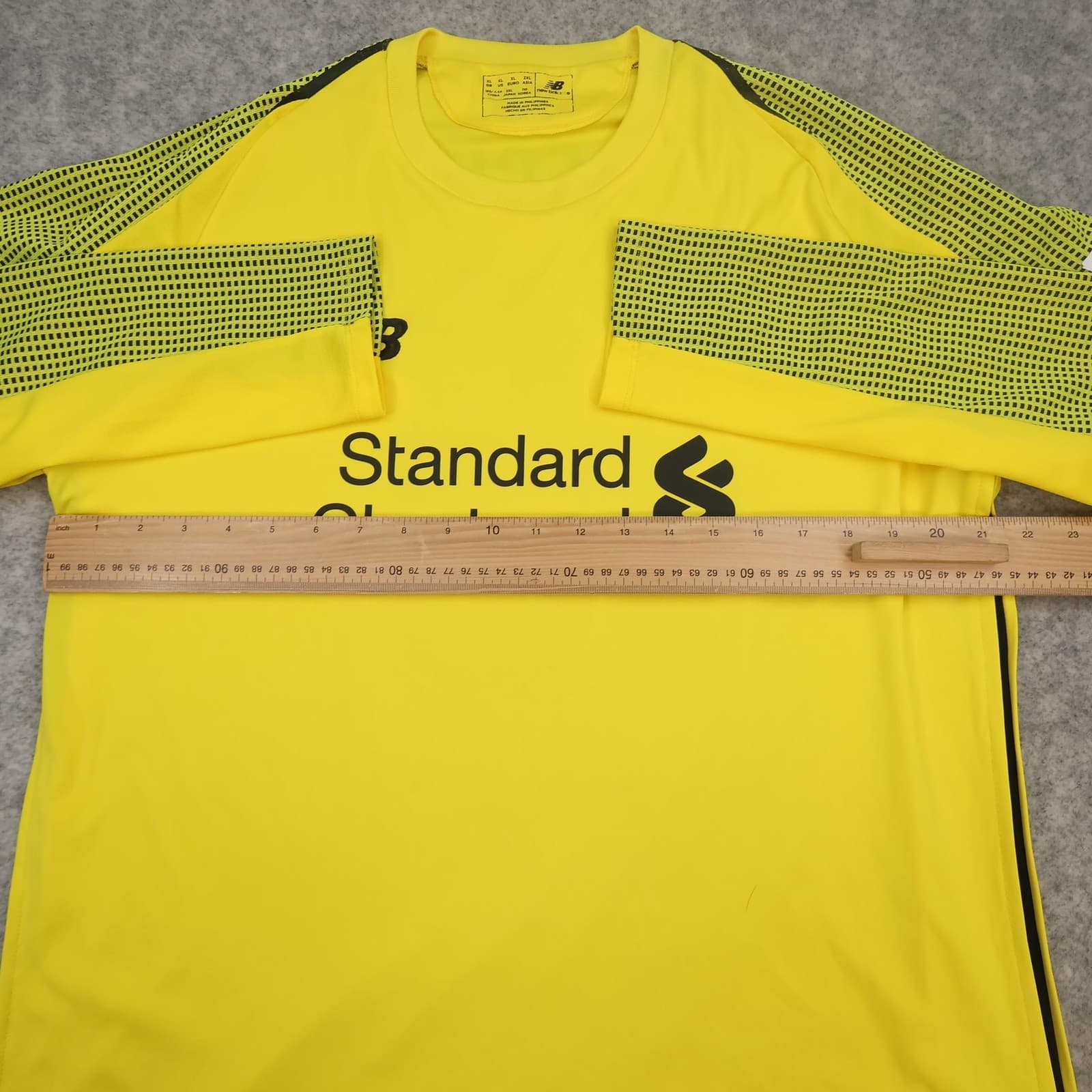 Liverpool Goalkeeper Shirt Mens XL Yellow 2018 2019 New Balance Becker 13 Jersey photo 10
