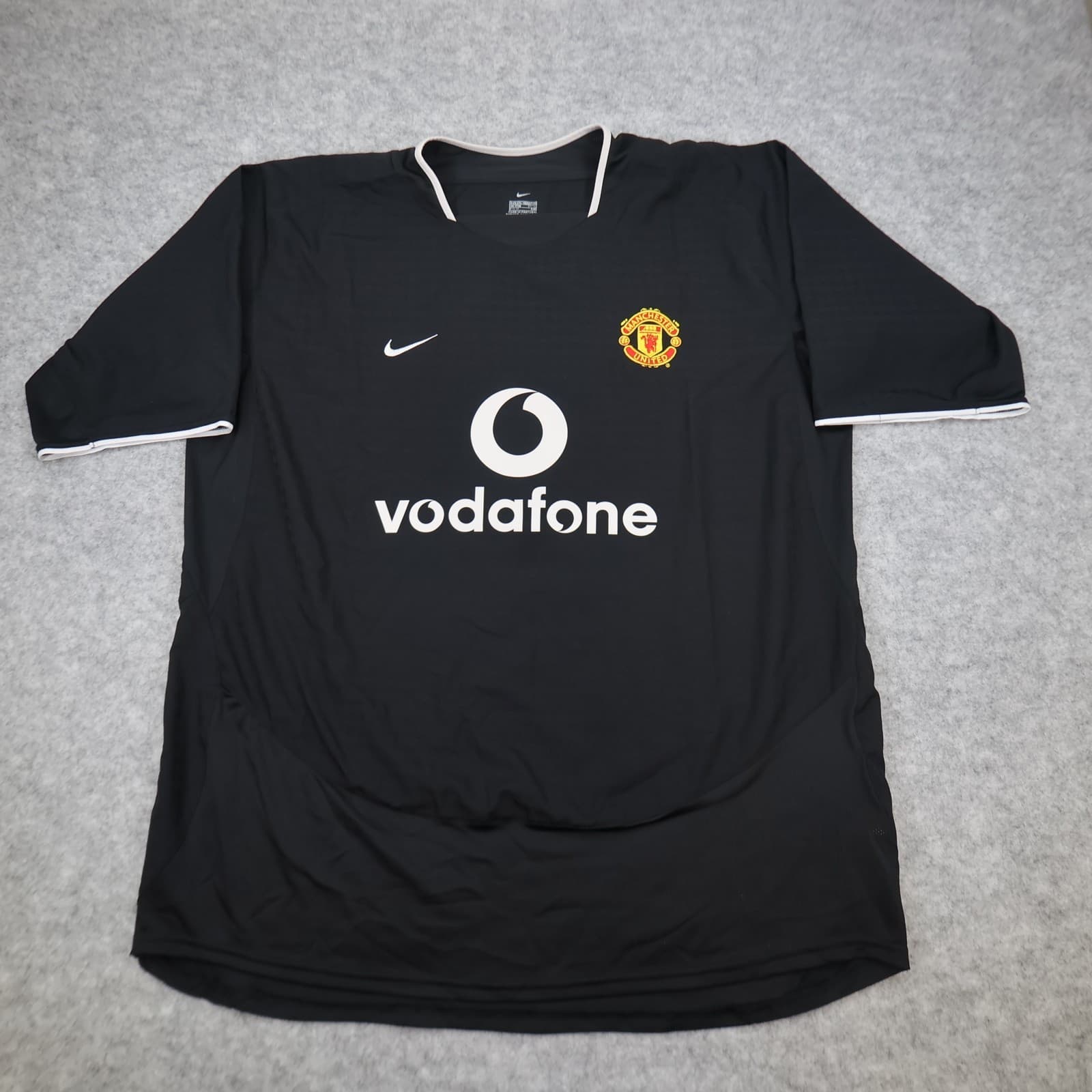 Manchester United Shirt 2XL Black Away 2003 2005 Nike Jersey Ronaldo Football photo 2