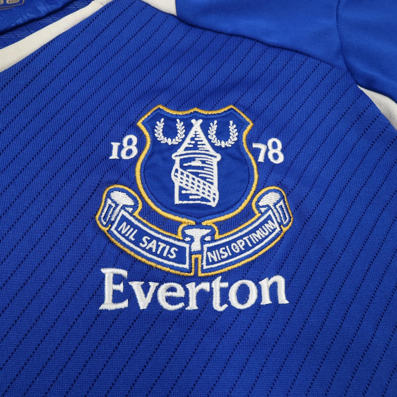 Everton Shirt Mens Large Blue Home Kit EPL 2008 2009 Umbro Chang Soccer Jersey photo 4