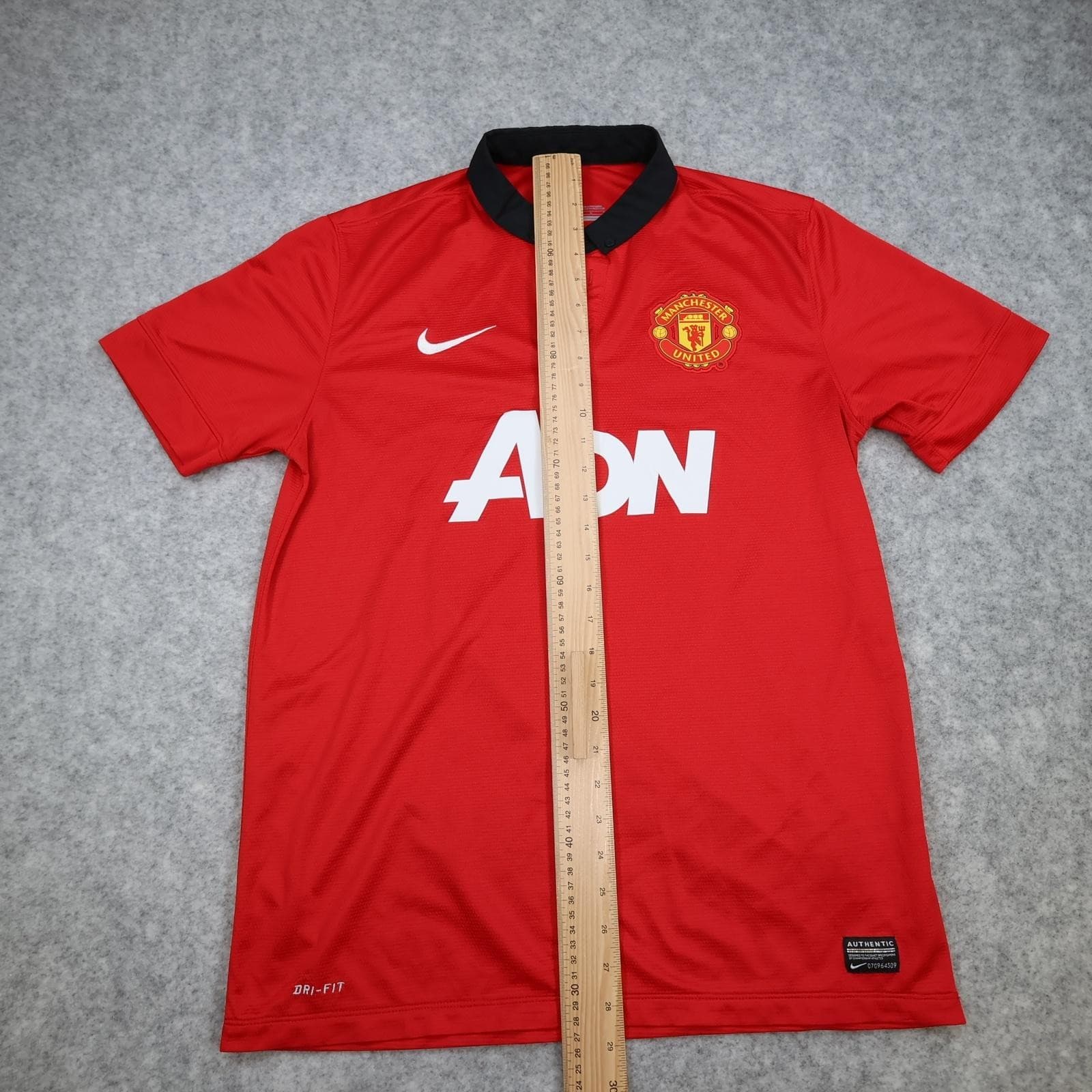 Manchester United Shirt Mens Large Red Home 2013 2014 Football Nike V Persie 20 photo 17