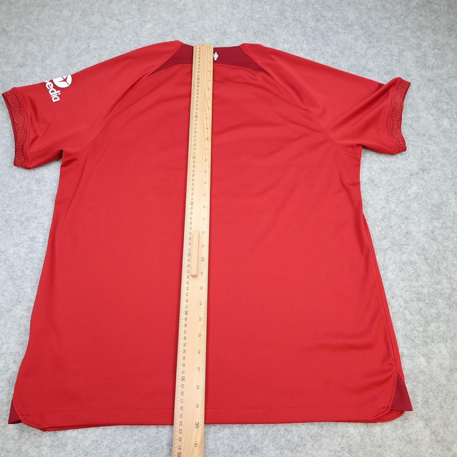 Liverpool Shirt Mens XL Red Home 2022 2023 Nike Standard Chartered Soccer Jersey photo 10