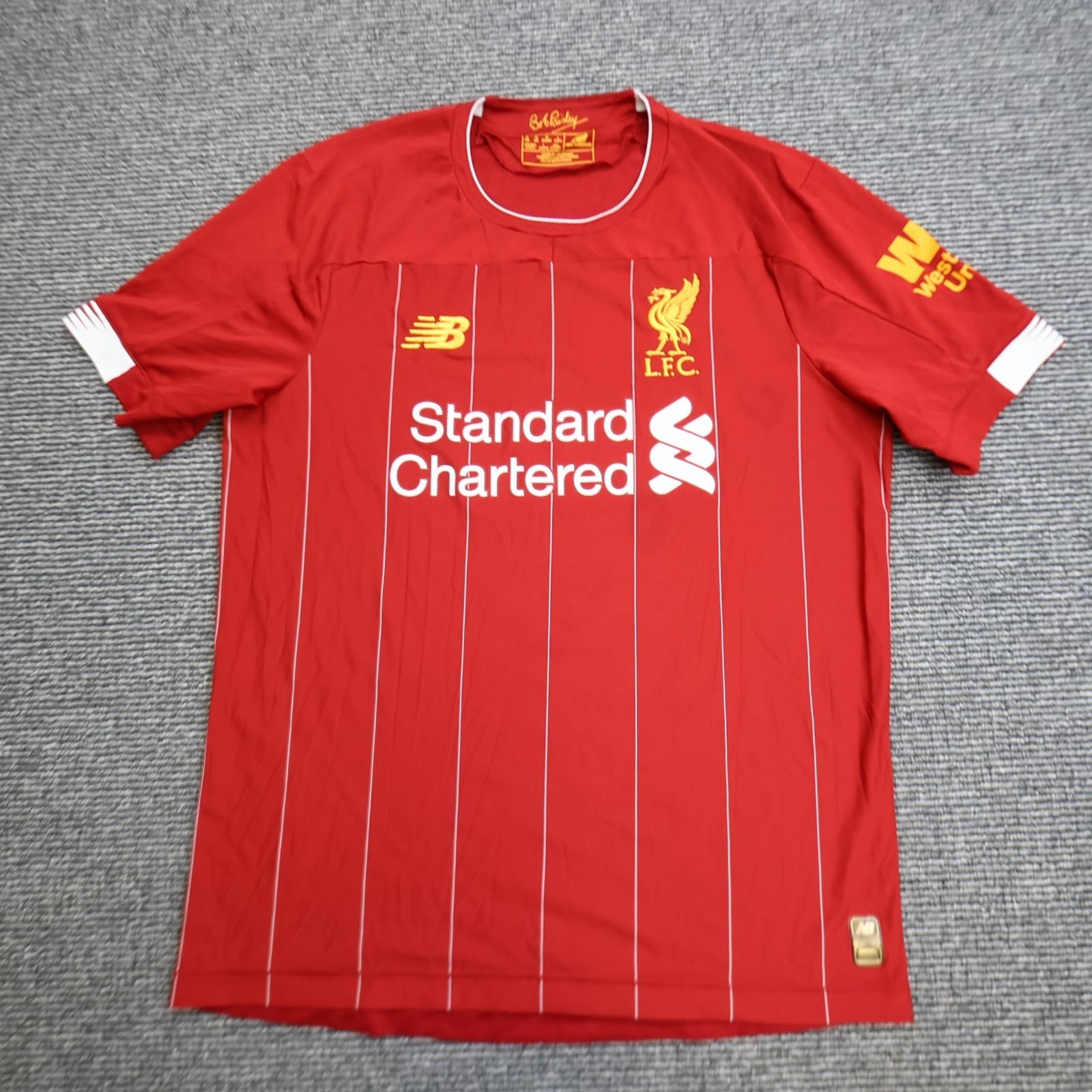 Liverpool Shirt Large Red Home Kit 2019 2020 New Balance Jersey van Dijk 4 photo 2