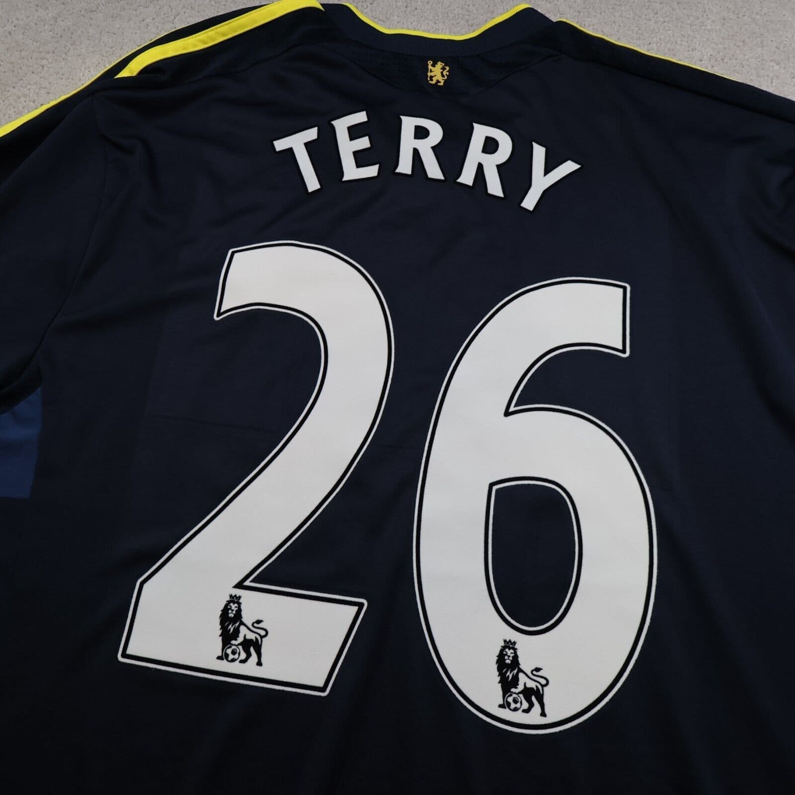 Chelsea Shirt 2XL Navy Away Kit 2009 2010 Adidas Soccer Jersey John Terry 26 XXL photo 7