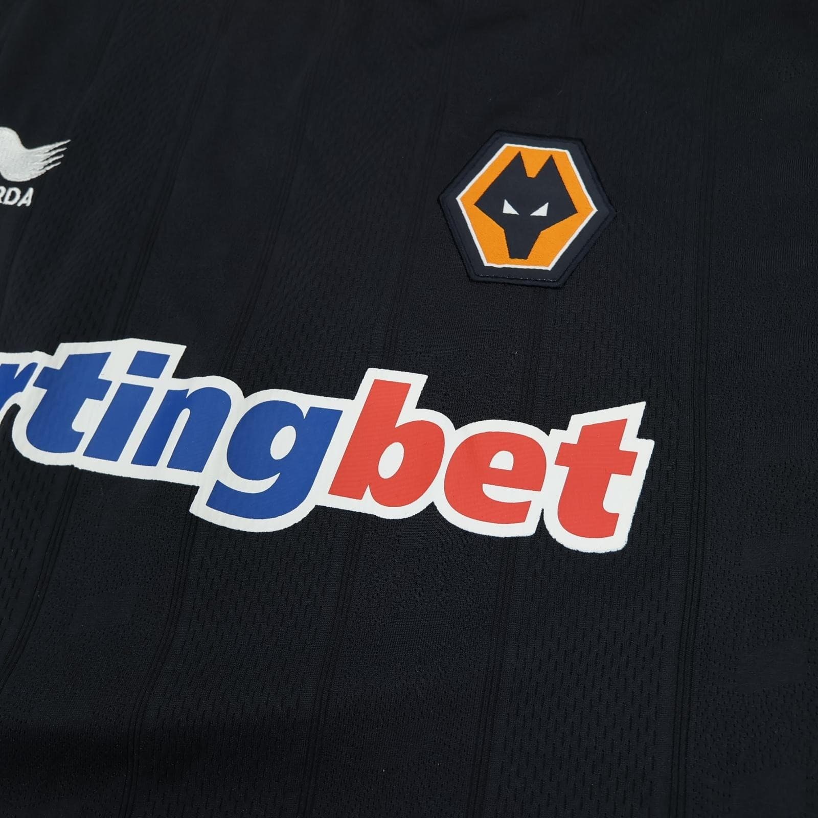 Wolverhampton Wanderers Shirt Mens XL Black Away 2010 2012 Burrda Sportingbet photo 5