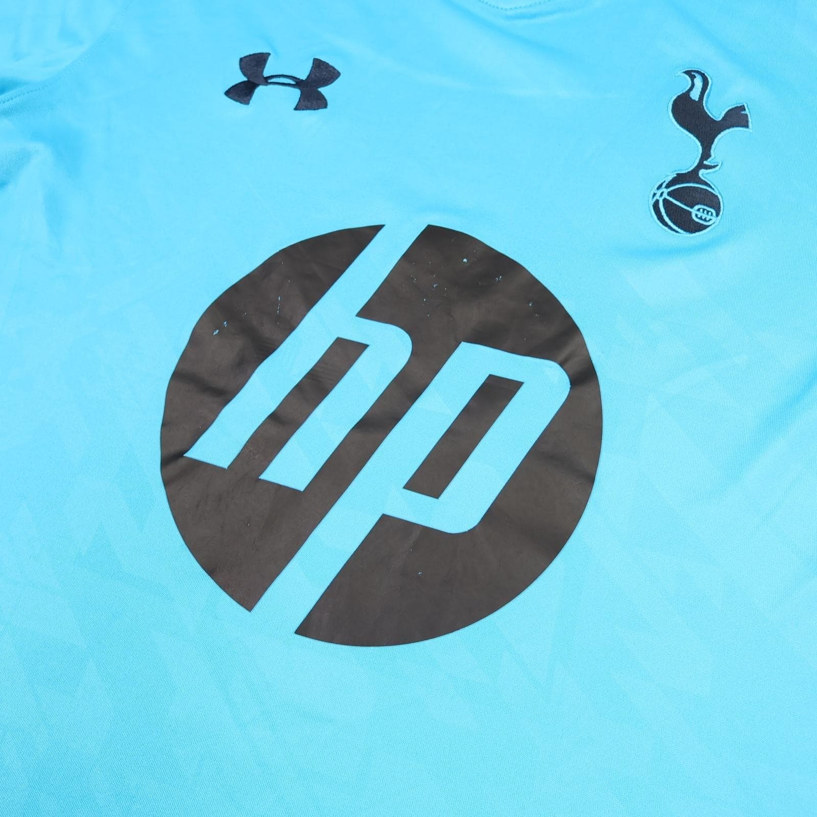 Tottenham Hotspur Shirt Mens Medium Blue 2013 2014 Away Under Armour HP Jersey photo 4