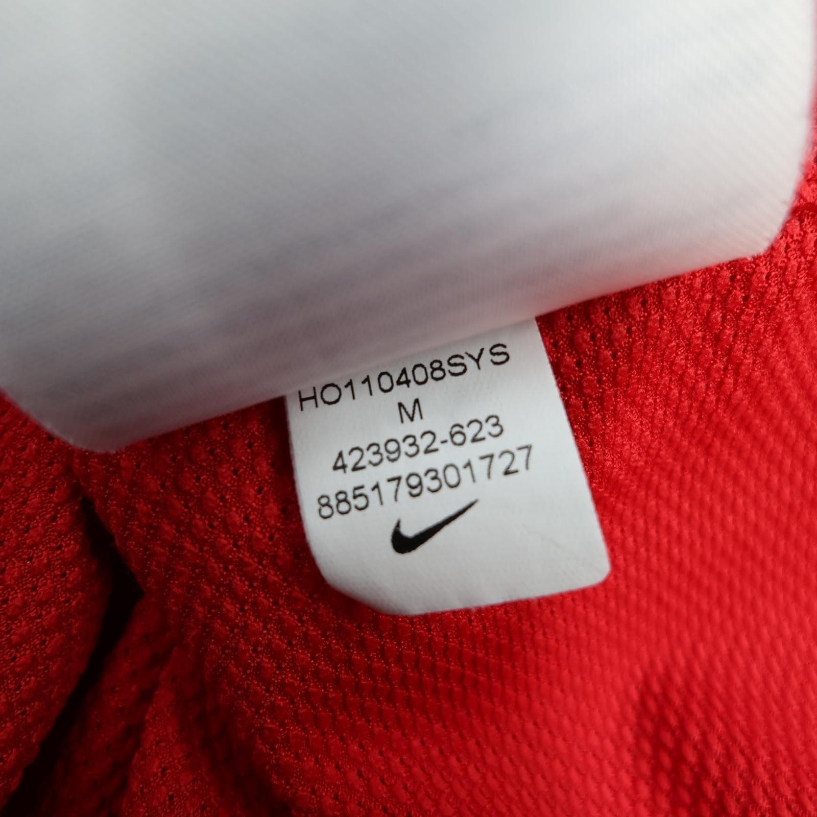 Manchester United Shirt Mens Medium Red Home 2011 2012 EPL Football Nike Jersey photo 11