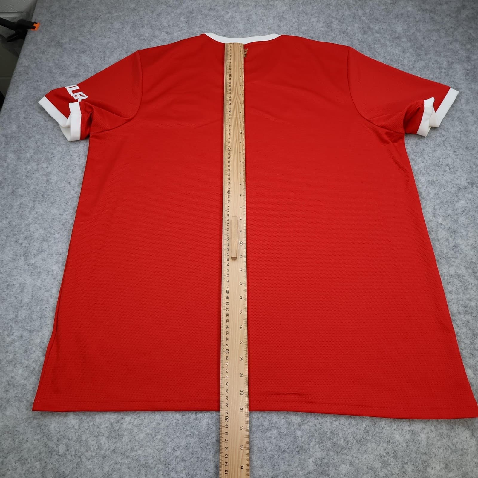 Manchester United Shirt Mens 2XL Red Home 2021 2022 Adidas Soccer Jersey photo 11