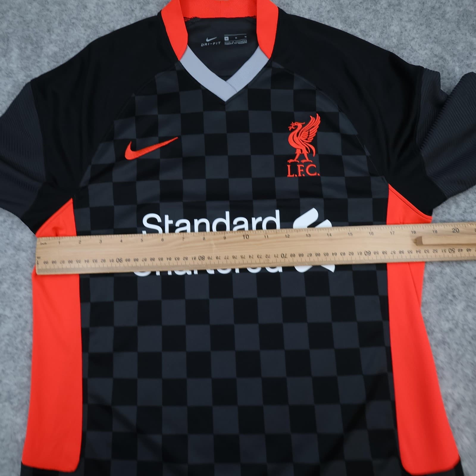 Liverpool Shirt Mens Medium Black 3rd Kit 2020 2021 Football Nike Soccer Jersey photo 11