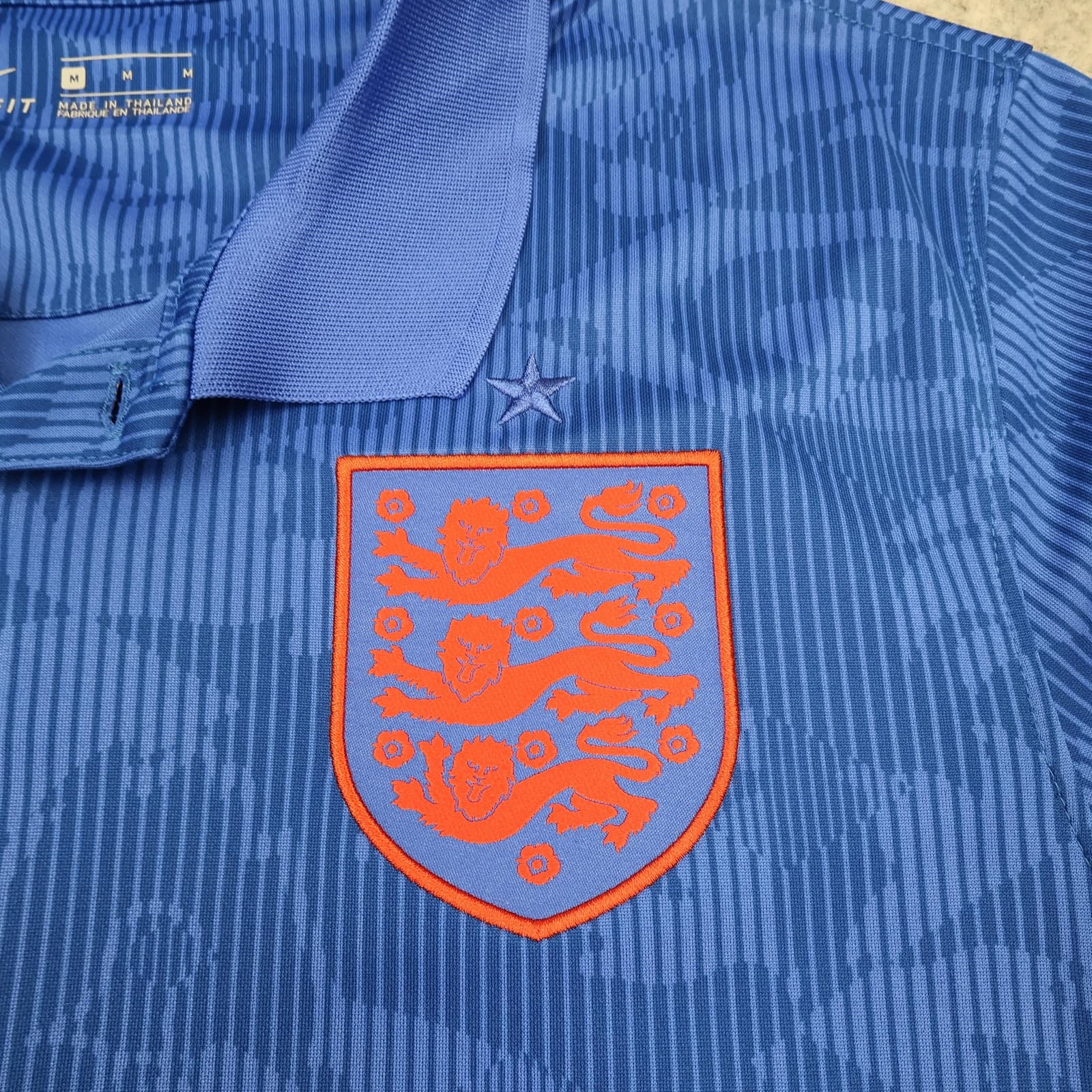 England Away Shirt Mens Medium Blue 2020 Football Nike Bellingham 26 Dri Fit photo 4