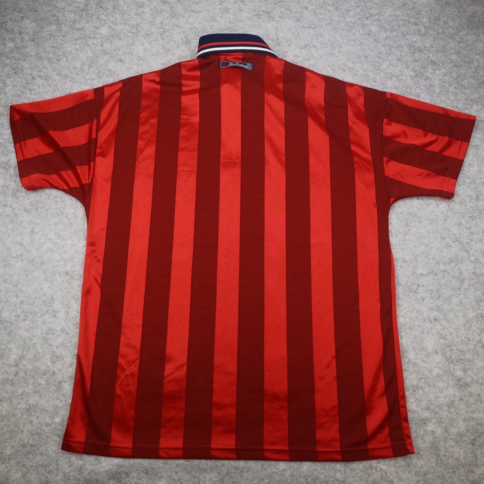Vintage England Football Shirt Extra Large Red Away Kit Umbro 1997 1999 Jersey photo 2