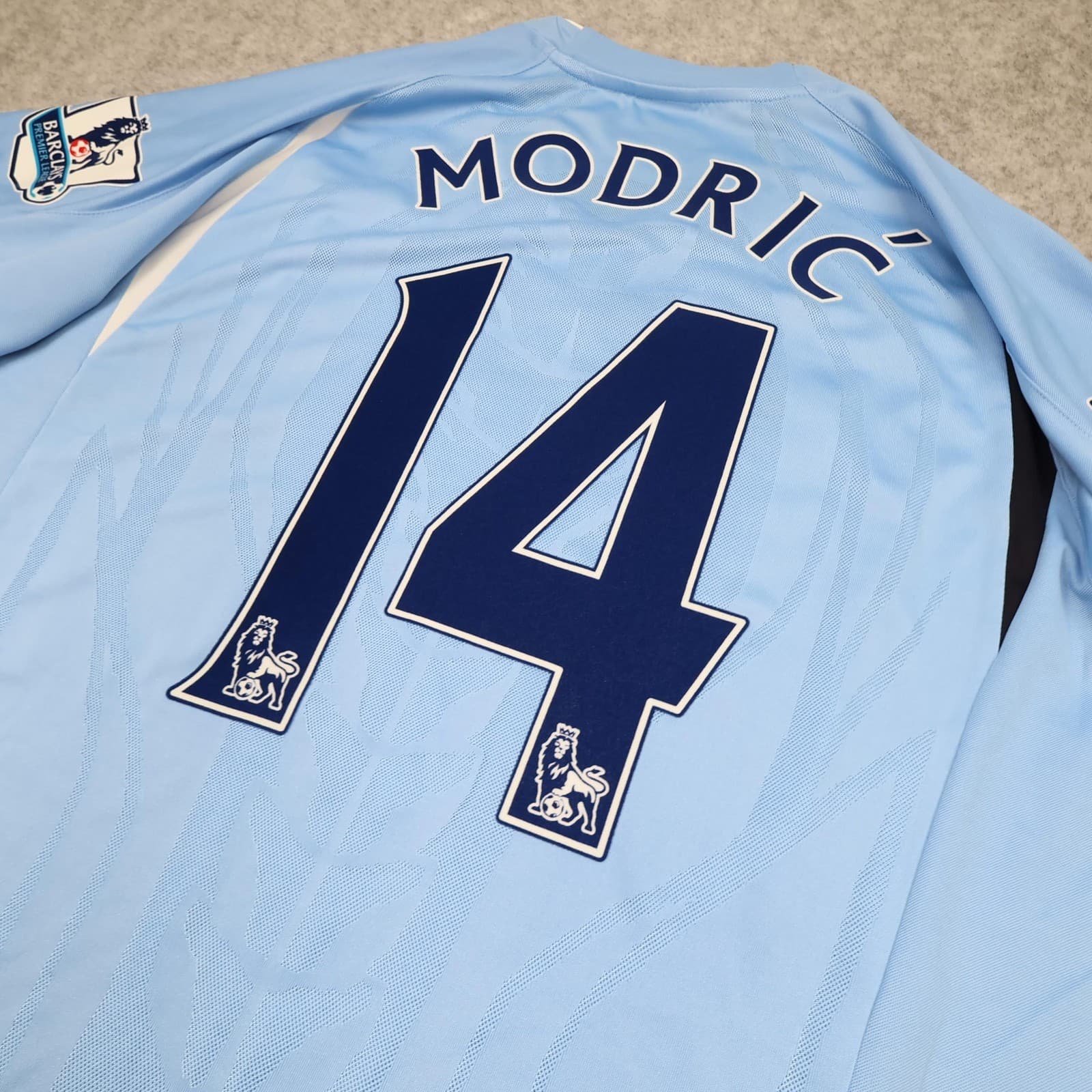 Tottenham Hotspur Shirt Mens XL Blue Away 2010 2011 Puma Modric 14 Soccer Jersey photo 11