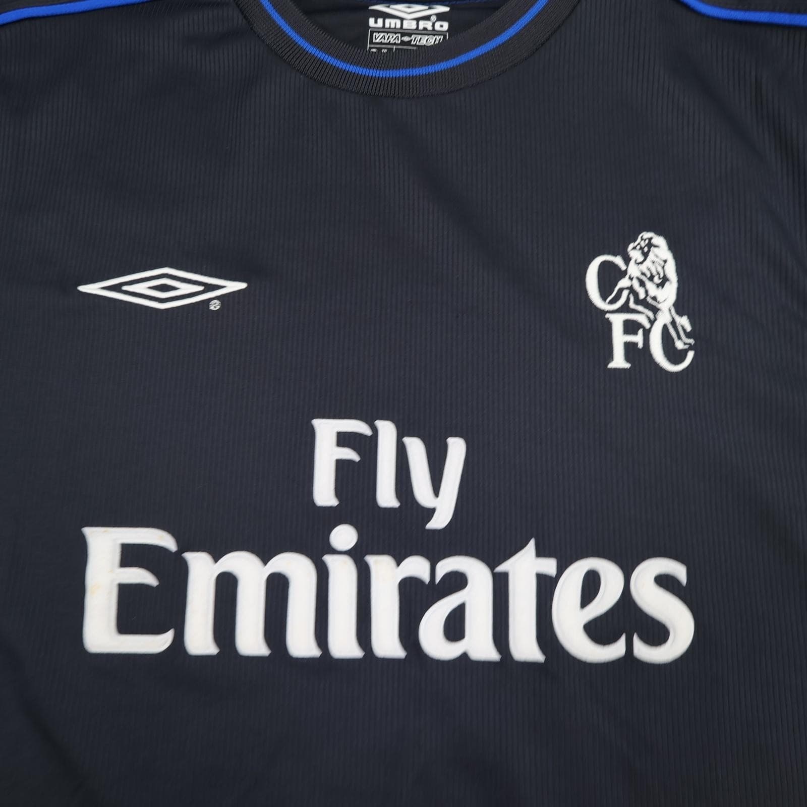 Vintage Chelsea Shirt Mens 2XL Black Away Kit EPL 2002 2004 Umbro Lampard 8 photo 7