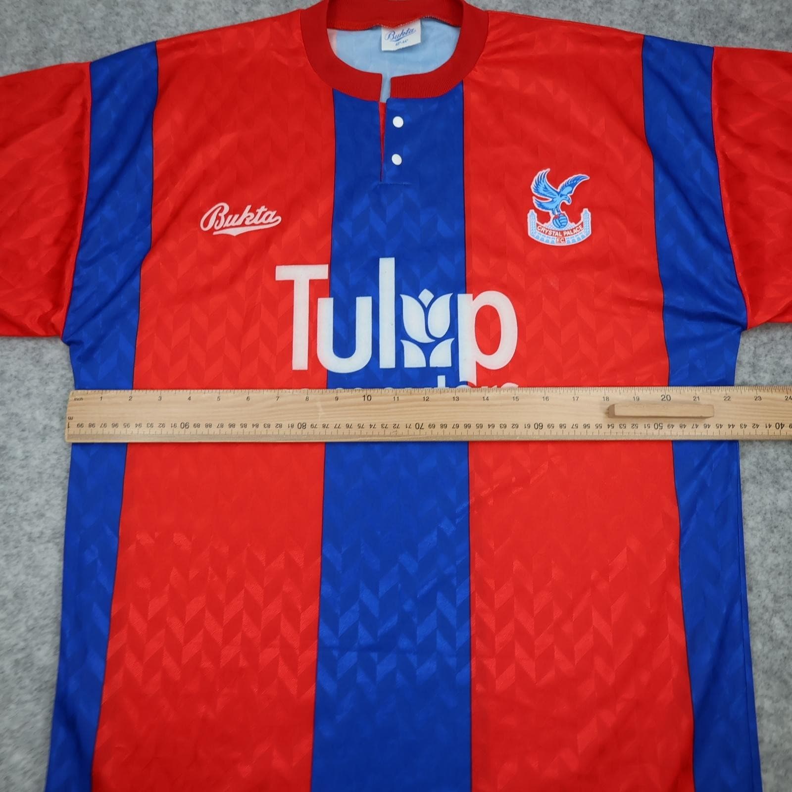 Vintage Crystal Palace Shirt Mens XL Multi Home 1991 1992 Bukta Tulip Computers photo 10