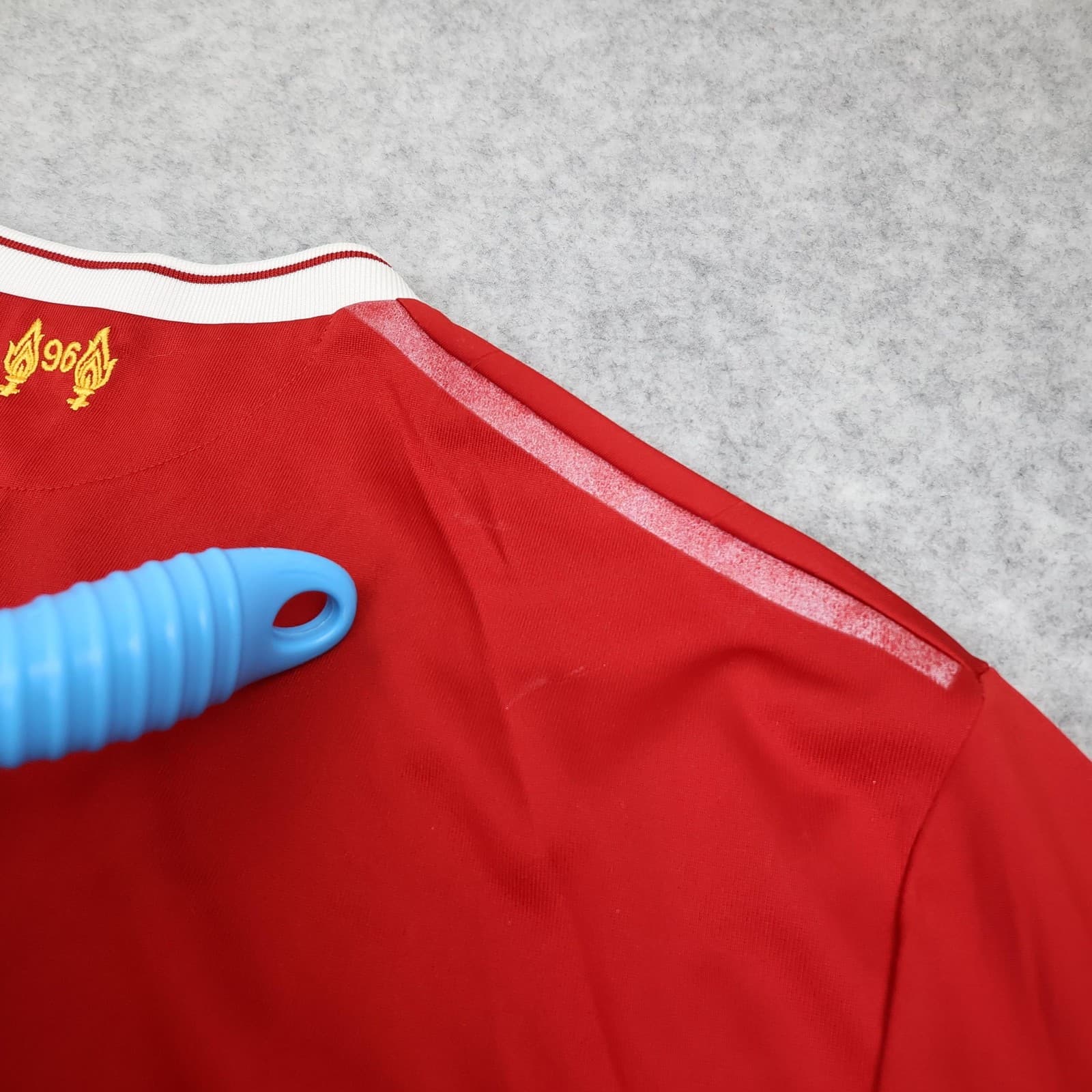Liverpool Shirt Mens XL Red Home 2017 2018 Football New Balance Soccer Jersey photo 10