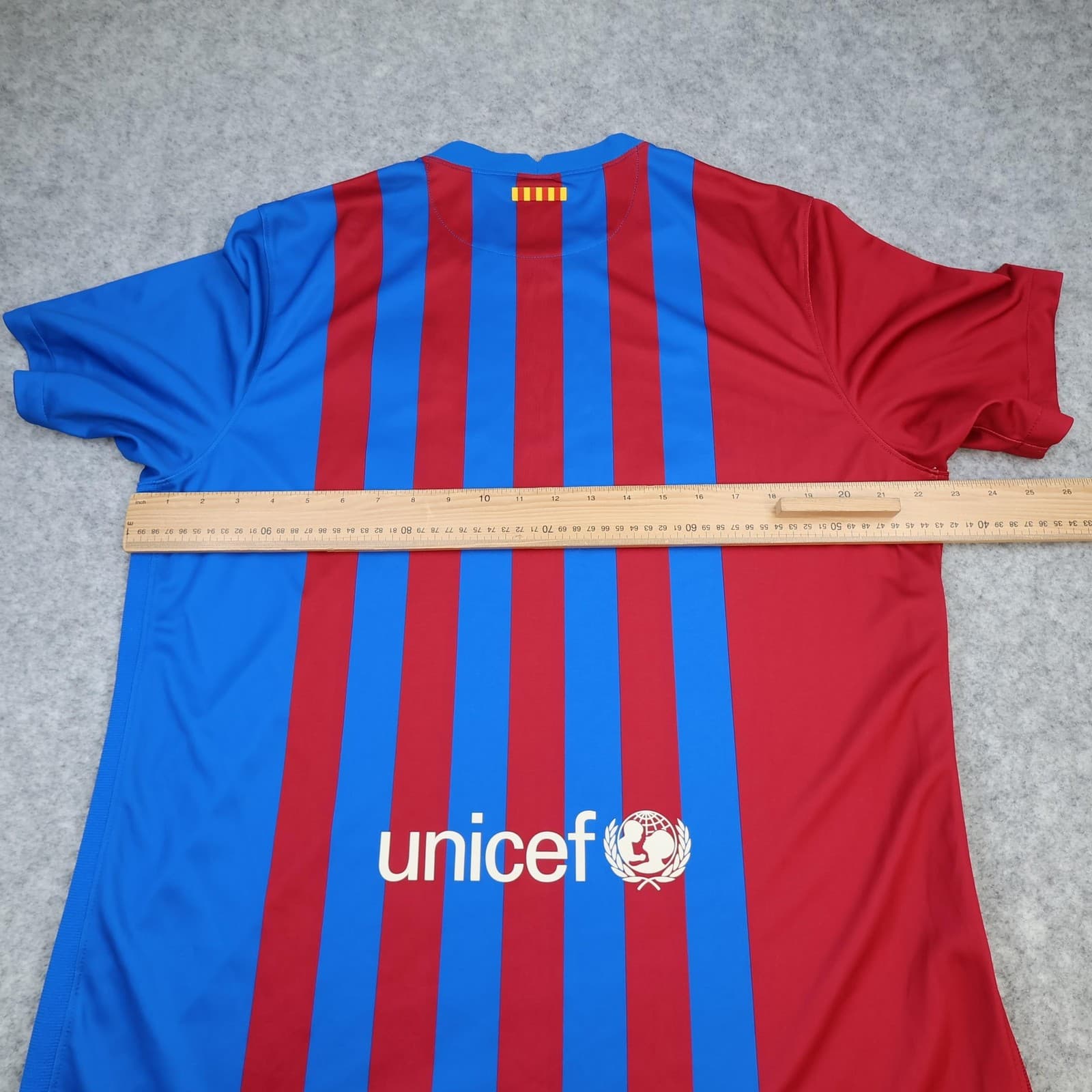 Barcelona Shirt Mens XL Red Blue Home 2021 2022 Football Nike Soccer Jersey photo 10