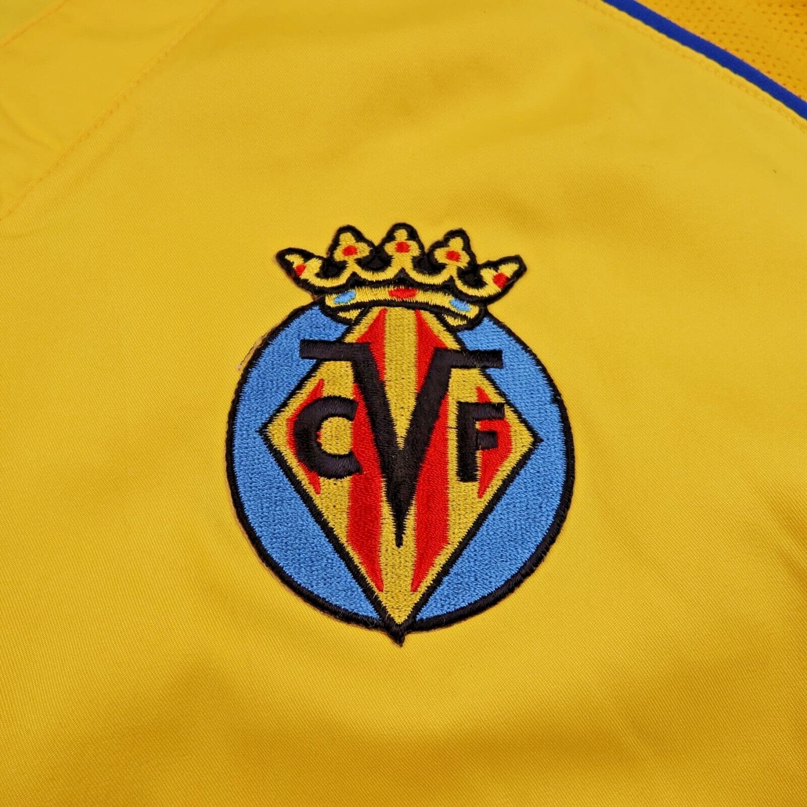Villarreal Football Shirt 2XL Yellow Home Kit 2003 2004 Kelme Soccer Jersey XXL photo 6