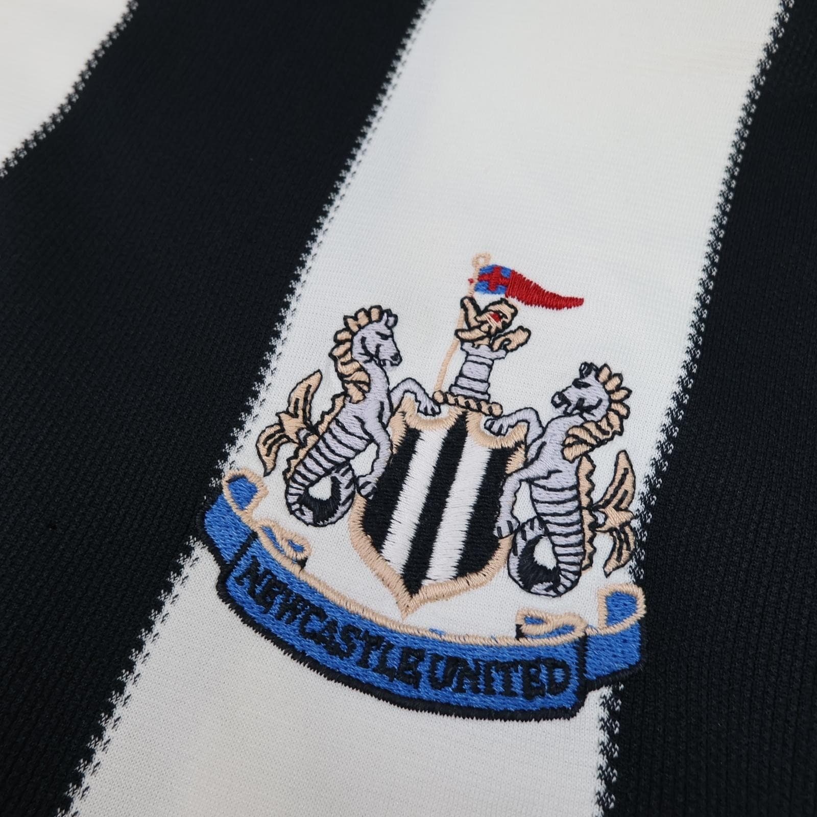 Vintage Newcastle United Shirt Mens Large Home 1995 1997 Adidas Soccer Jersey photo 5