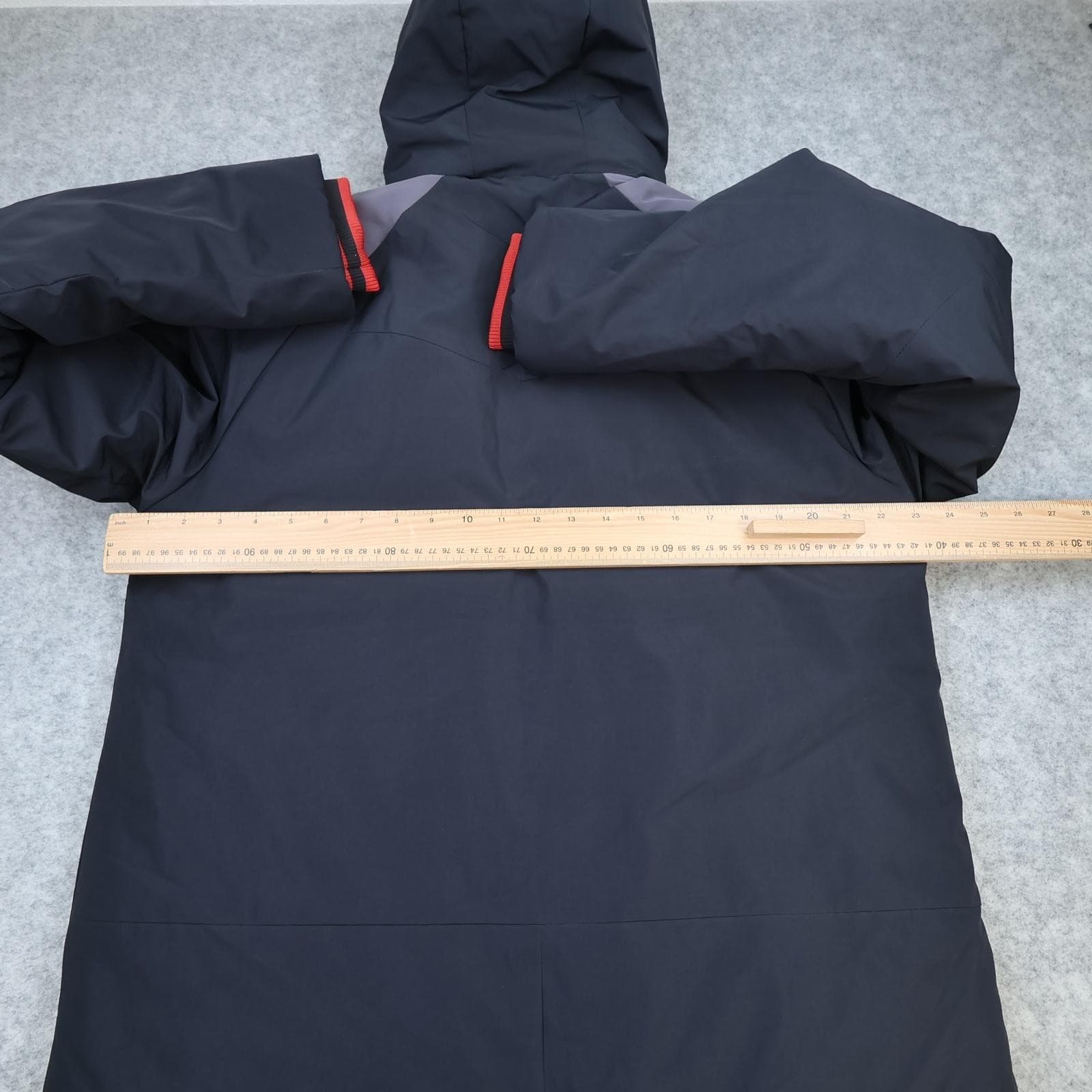 Watford Jacket Mens Medium Black EFL Football Kelme Hooded Padded Warm Coat photo 9