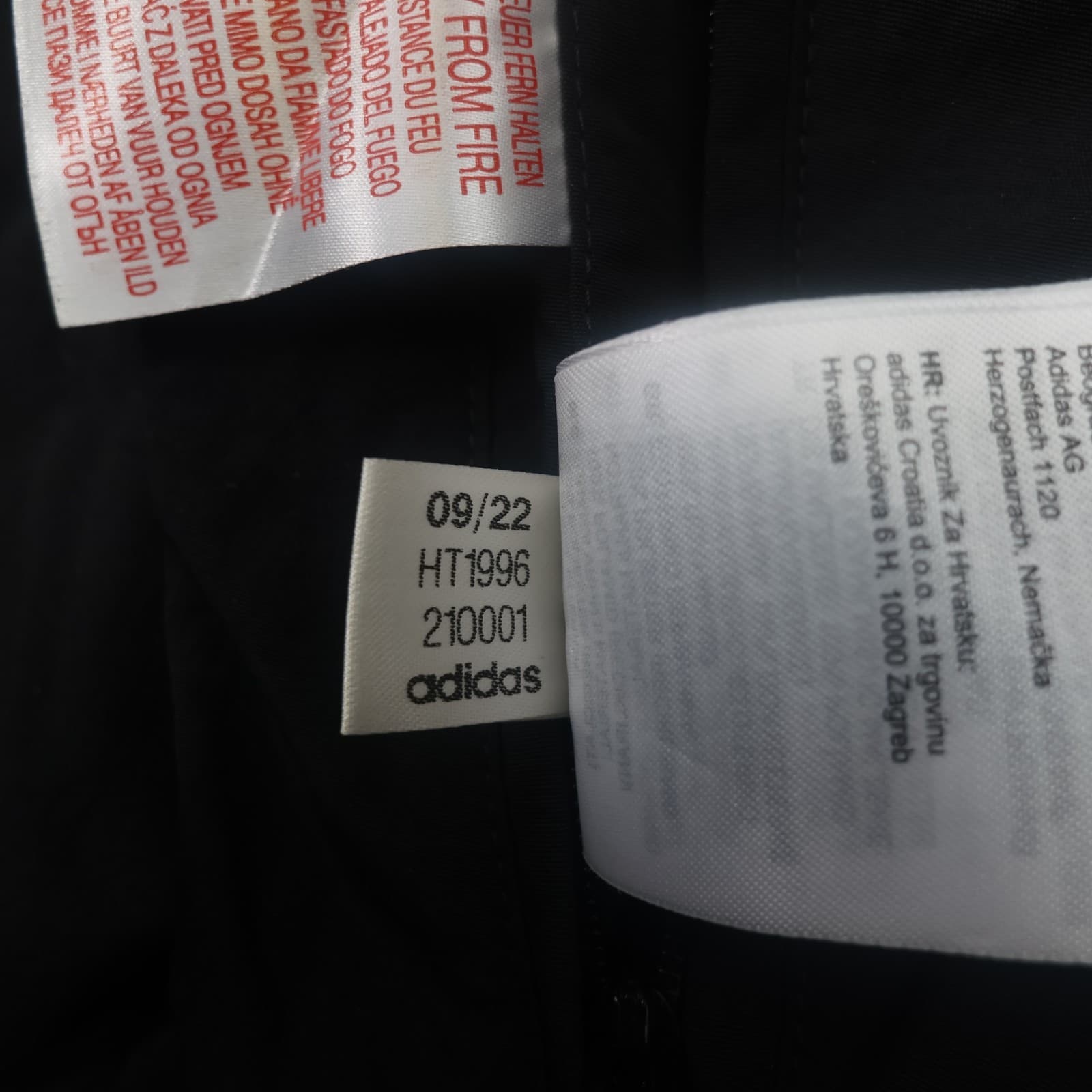 Manchester United Jacket 13-14 Years 164 Black Tracksuit Reversible Adidas Kids photo 8