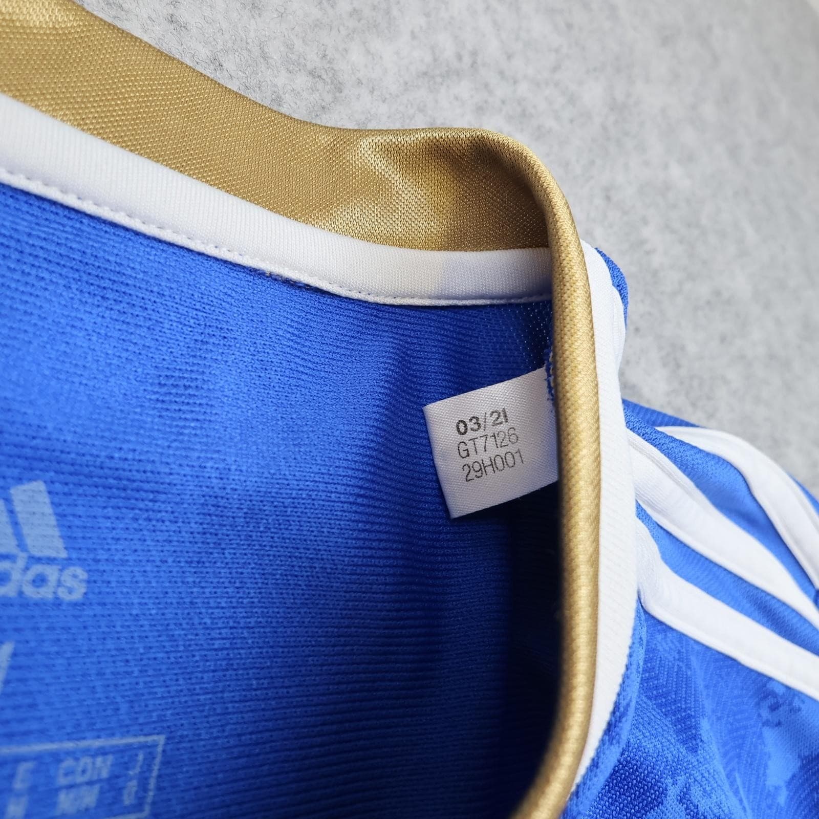 Leicester City Shirt Mens Medium Blue Home 2021 2022 Football Adidas FBS photo 8