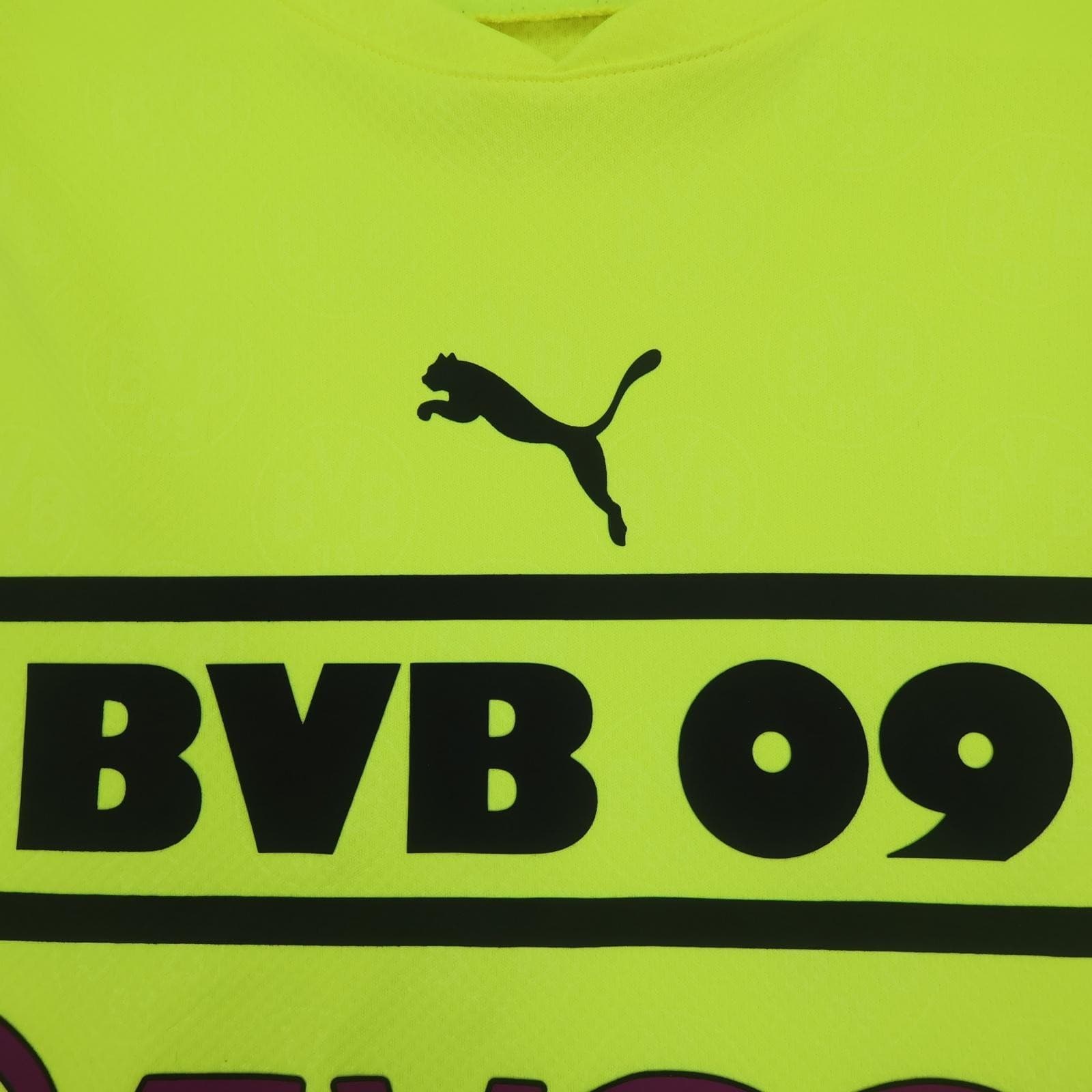 Borussia Dortmund Shirt Mens 2XL Yellow 3rd Kit 2021 2022 Football Puma Evonik photo 5