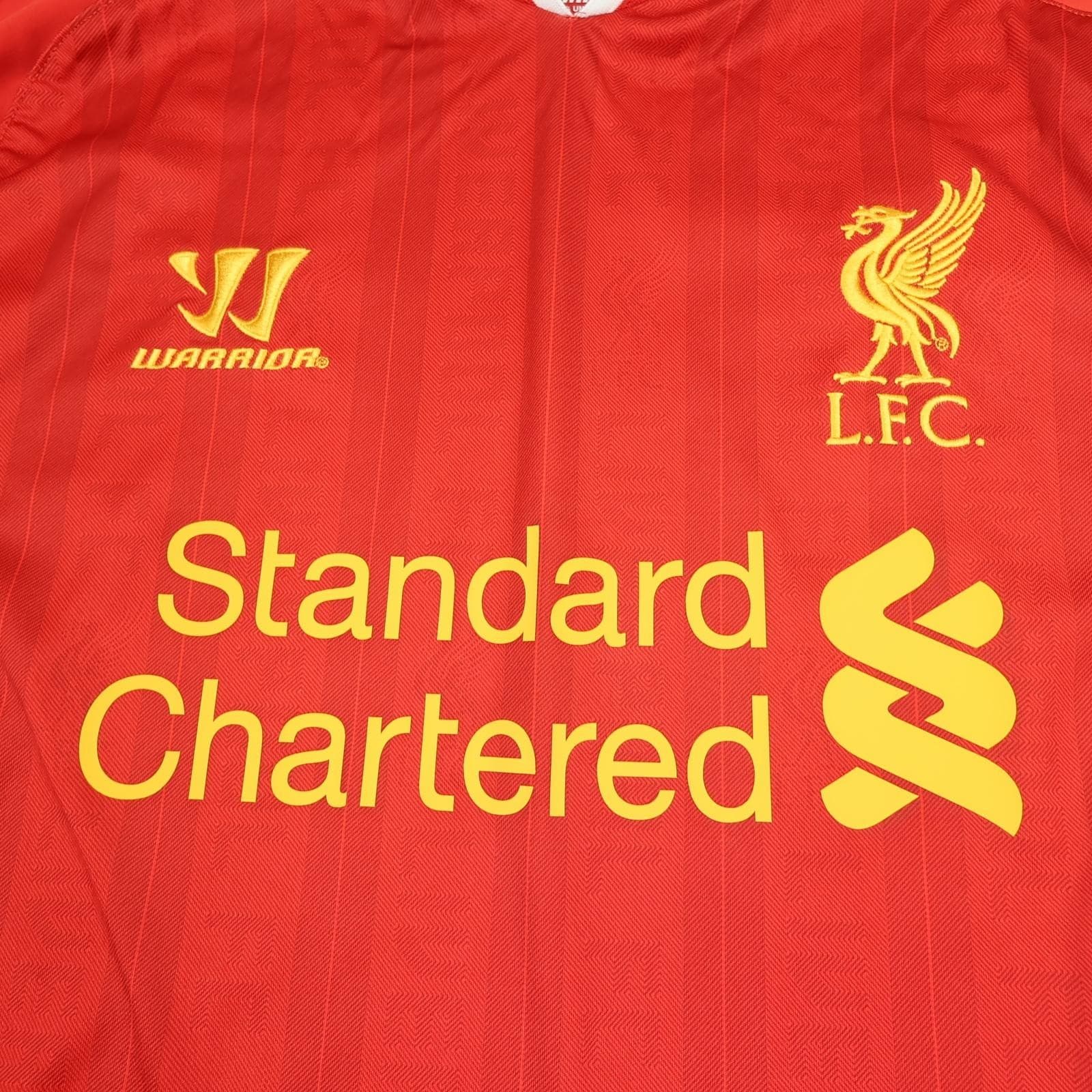 Liverpool Shirt Mens Large Red Home 2013 2014 Football Soccer Warrior Skrtel 37 photo 3