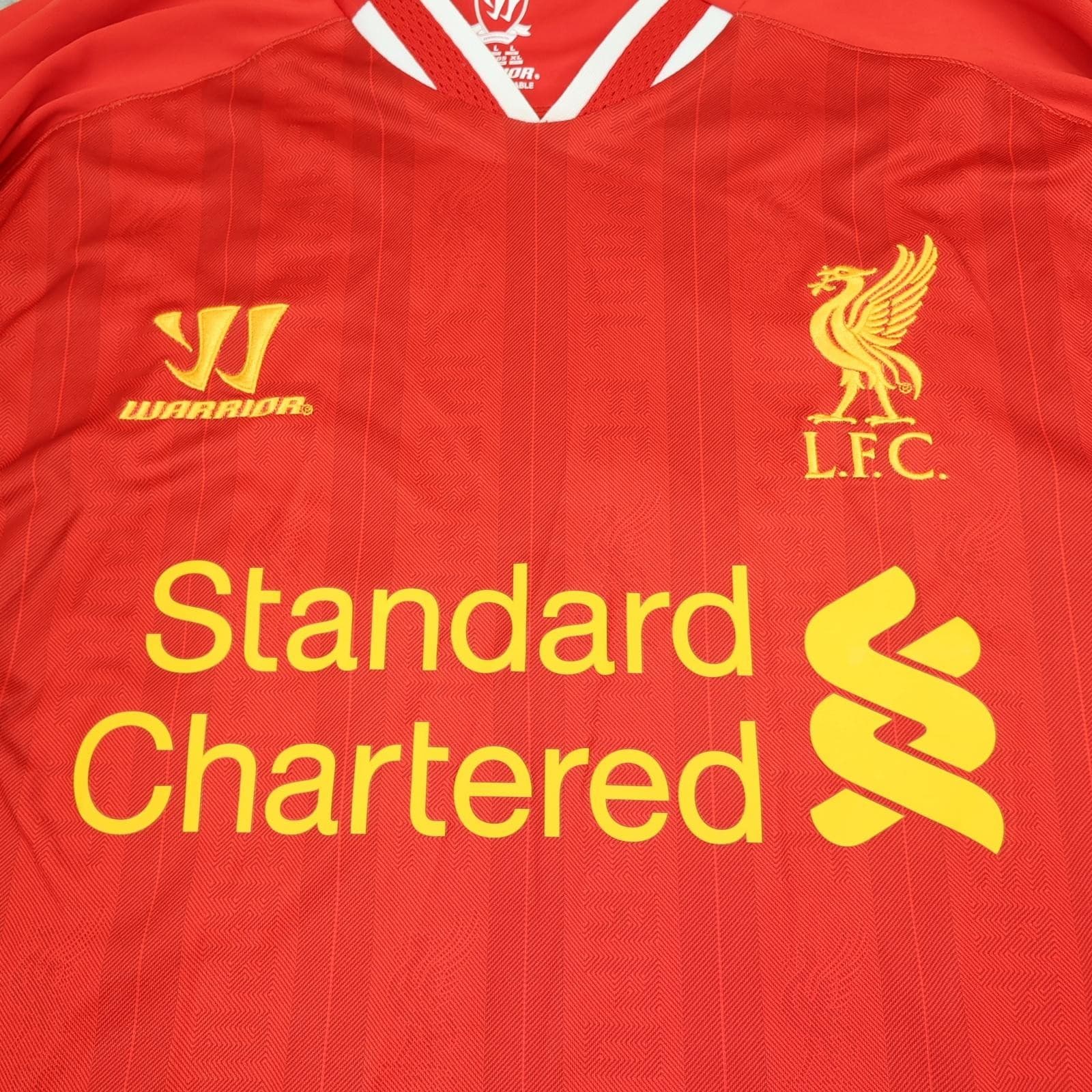 Liverpool Shirt Mens Large Red Home 2013 2014 EPL Football Warrior Coutinho 10 photo 3