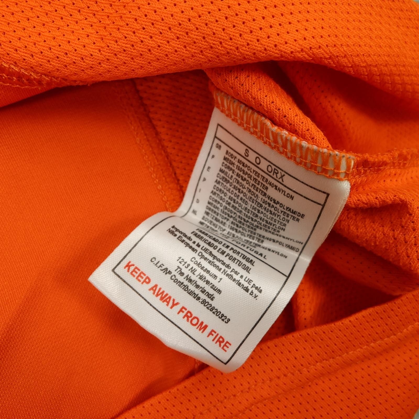 Vintage Netherlands KNVB Home Shirt Mens Large Orange 2000 2002 Nike Bergkamp 10 photo 9