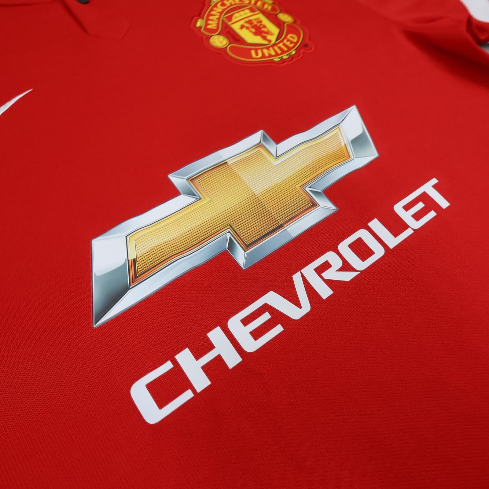 Manchester United Shirt Mens Medium Red Home 2014 2015 Football Nike Falcao 9 photo 7