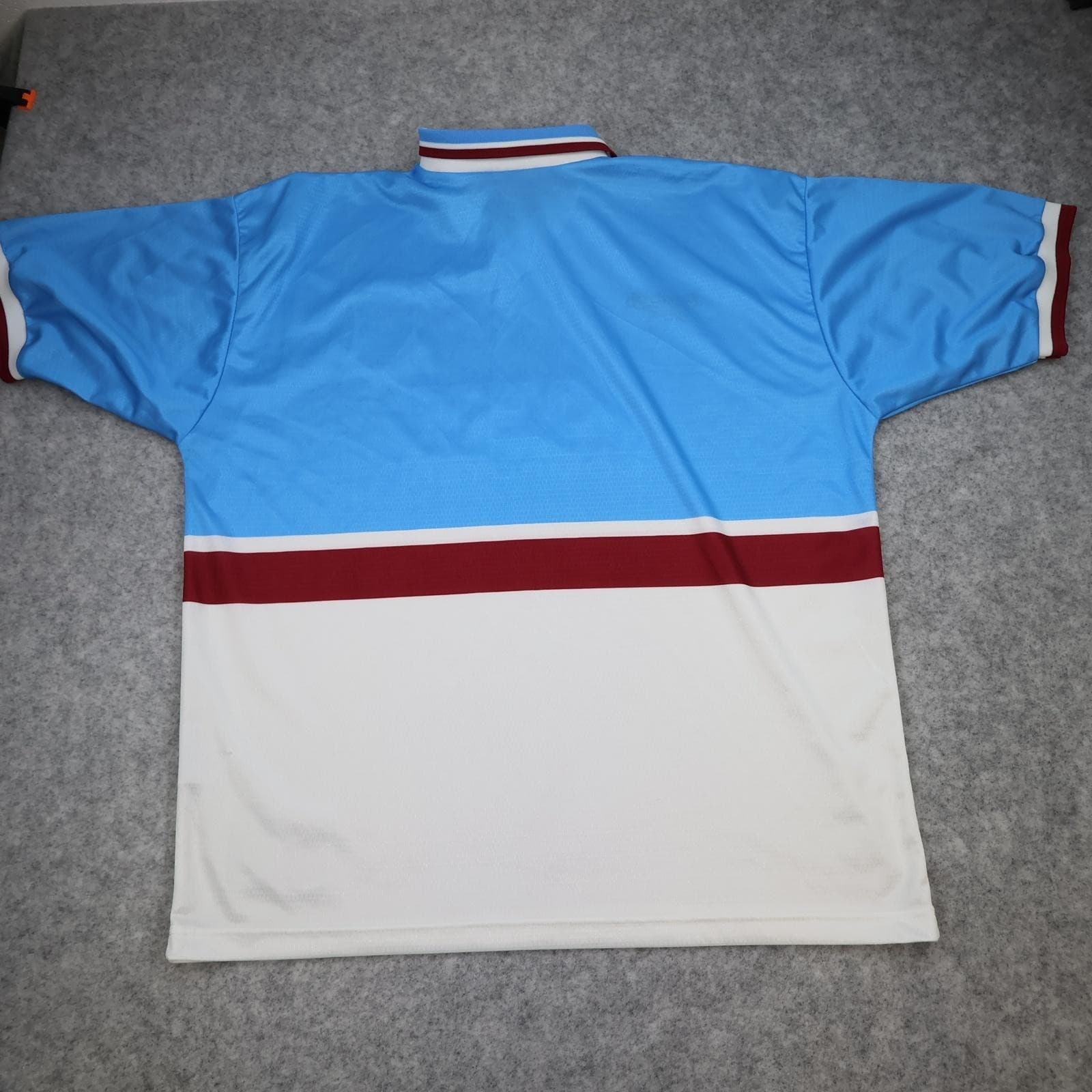 Vintage Aston Villa Shirt Mens XL Blue Away 1997 1998 Reebok AST Soccer Jersey photo 2