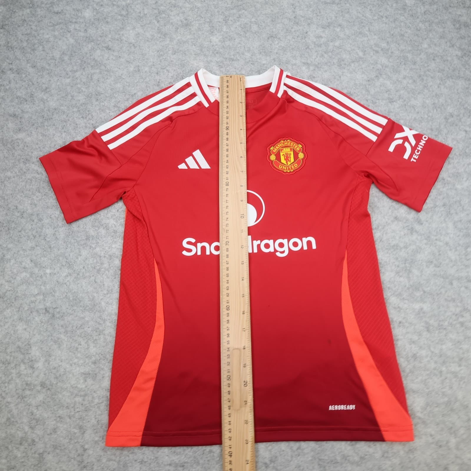 Manchester United Shirt 11-12 Years Red Home 2024 2025 Adidas Jersey Mainoo 37 photo 16