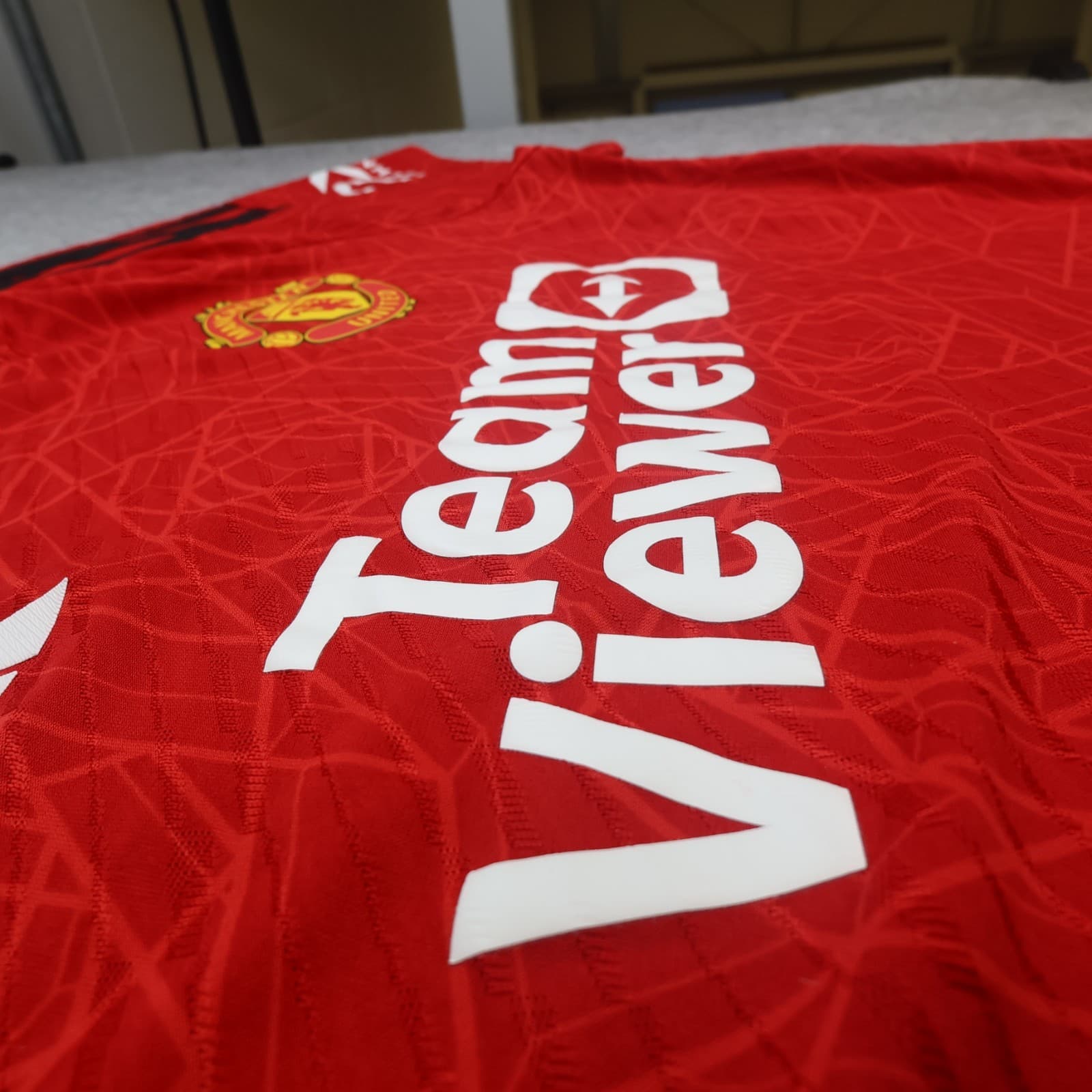 Manchester United Shirt Medium Red Home Kit 2023 2024 Adidas Jersey Heat Ready photo 7