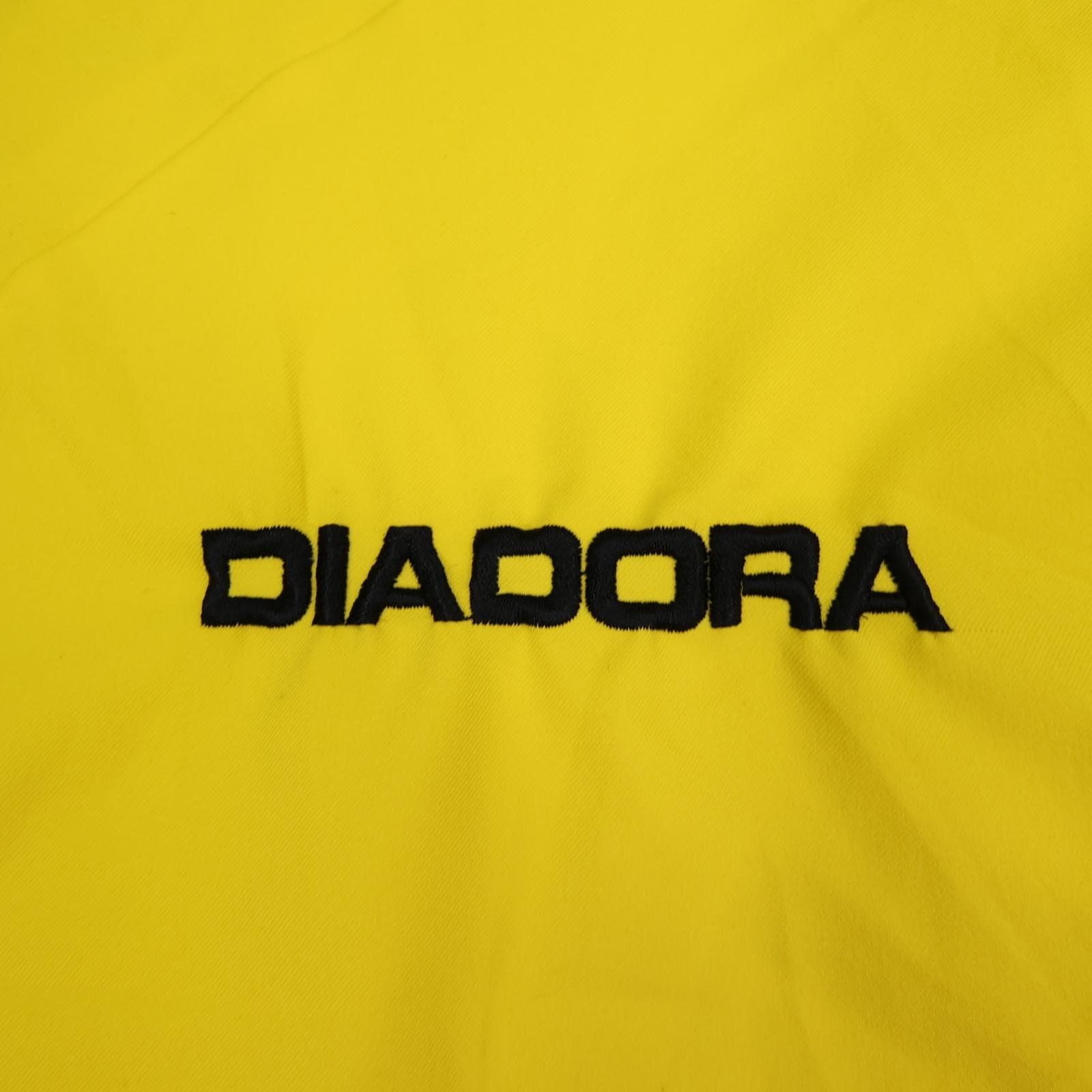 Vintage Aston Villa Shirt Mens Medium Yellow Away 2003 2004 Diadora MG Jersey photo 5