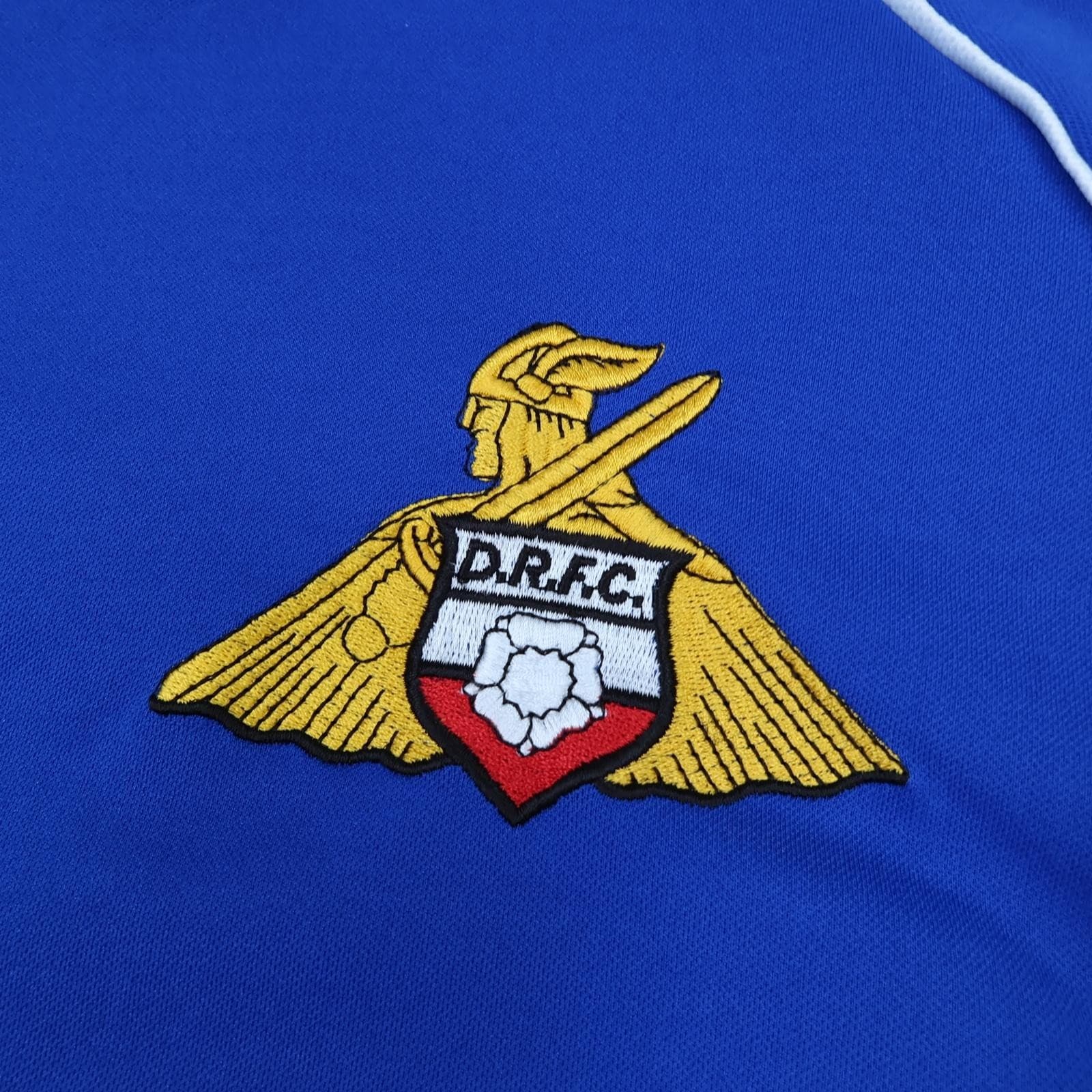 Doncaster Rovers Shirt Mens 3XL Blue Home 2003 2004 Soccer Carlotti Jersey photo 6