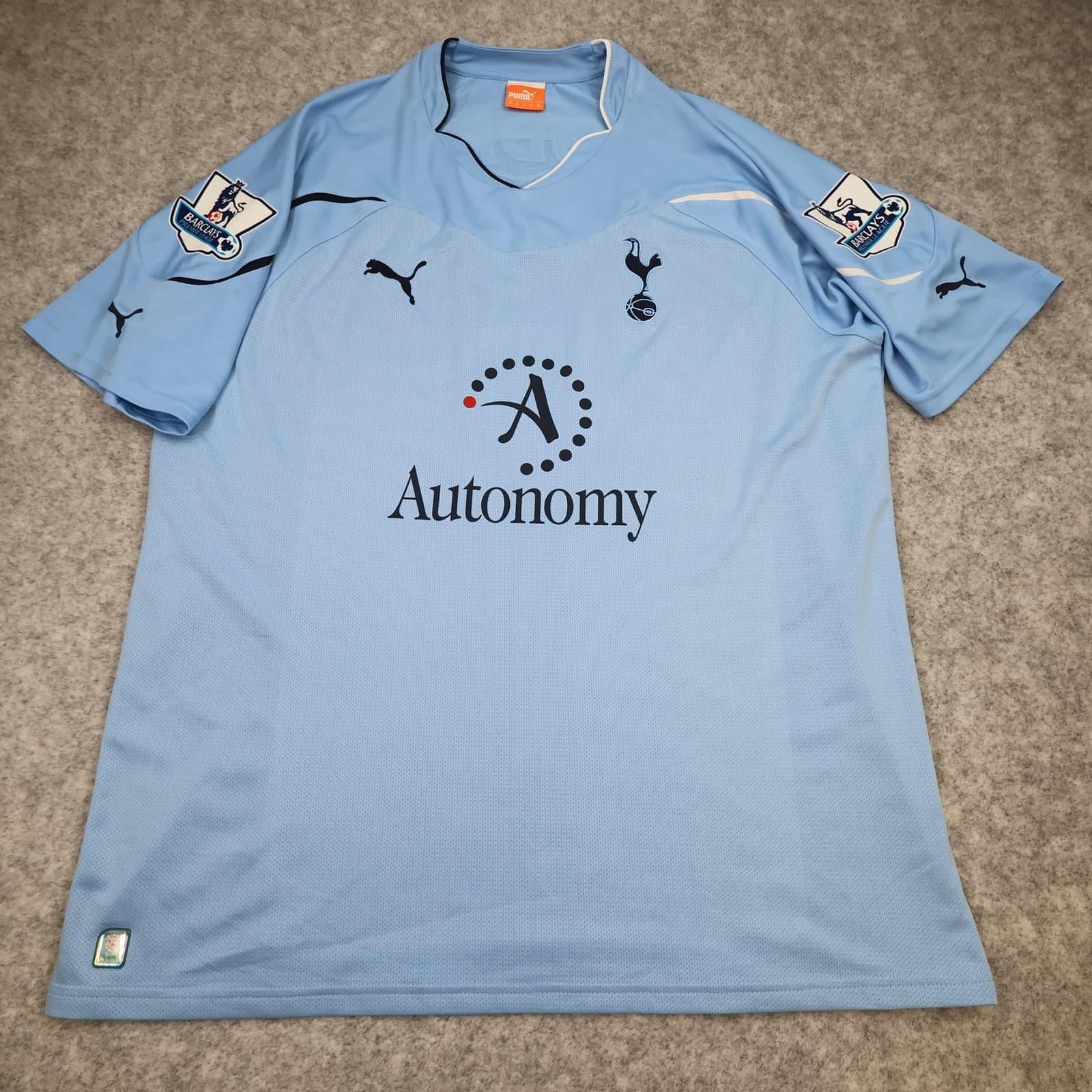 Tottenham Hotspur Shirt Mens XL Blue Away 2010 2011 Puma Modric 14 Soccer Jersey photo 2