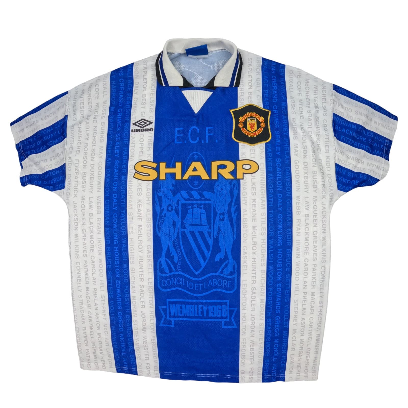 Manchester United Football Shirt Extra Large Third 1994 1996 Umbro Cantona 7 photo 2
