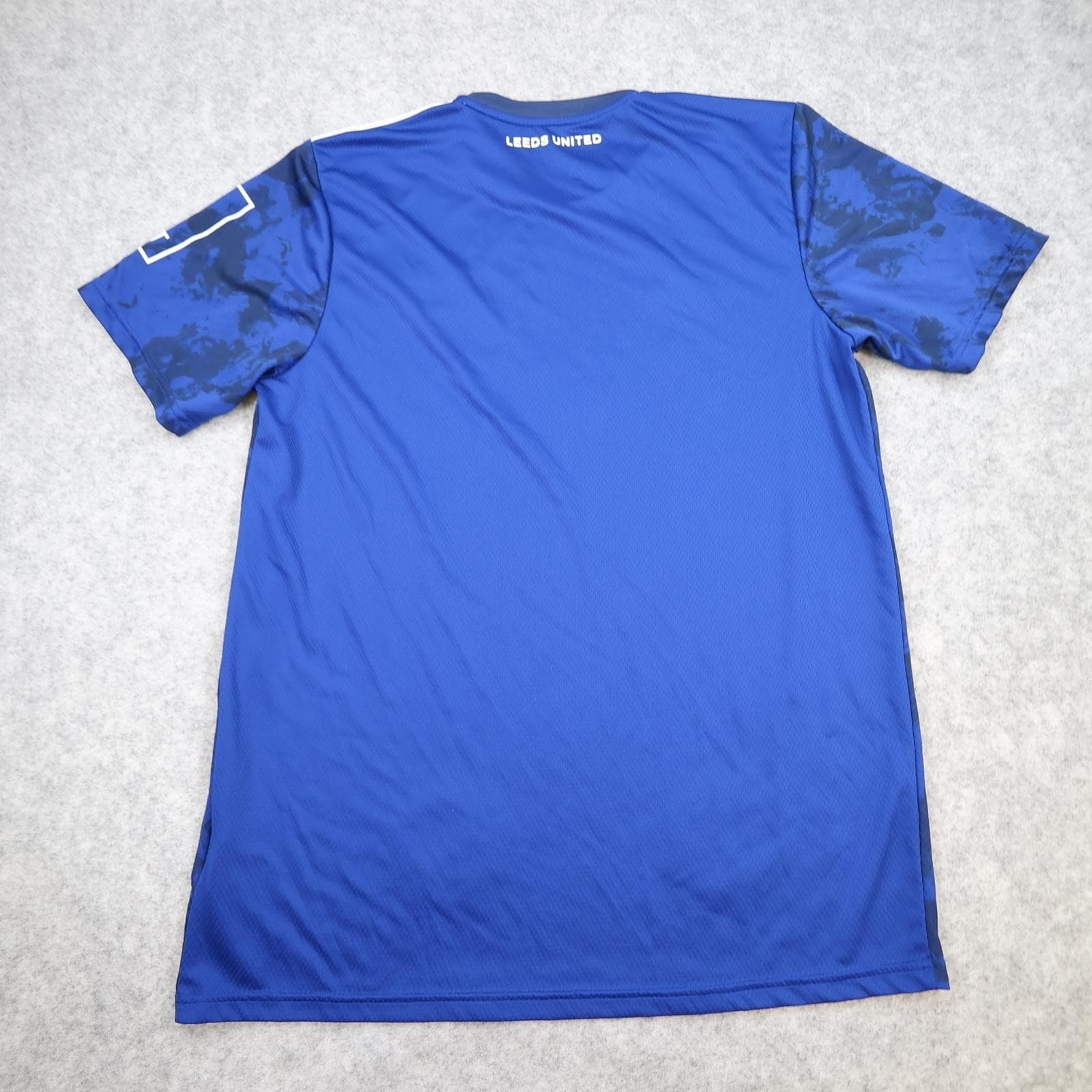 Leeds United Shirt Mens Large Blue 2021 2022 Football Adidas Soccer Jersey photo 2