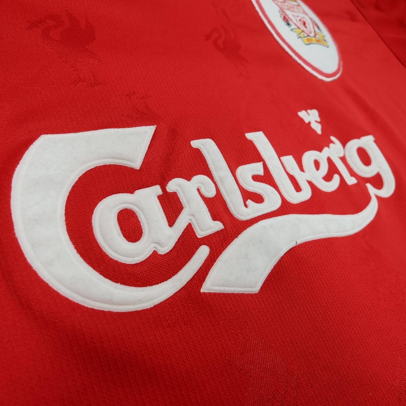 Vintage Liverpool Shirt Mens Large Red Home 1996 1997 Reebok Fowler 9 Carlsberg photo 8