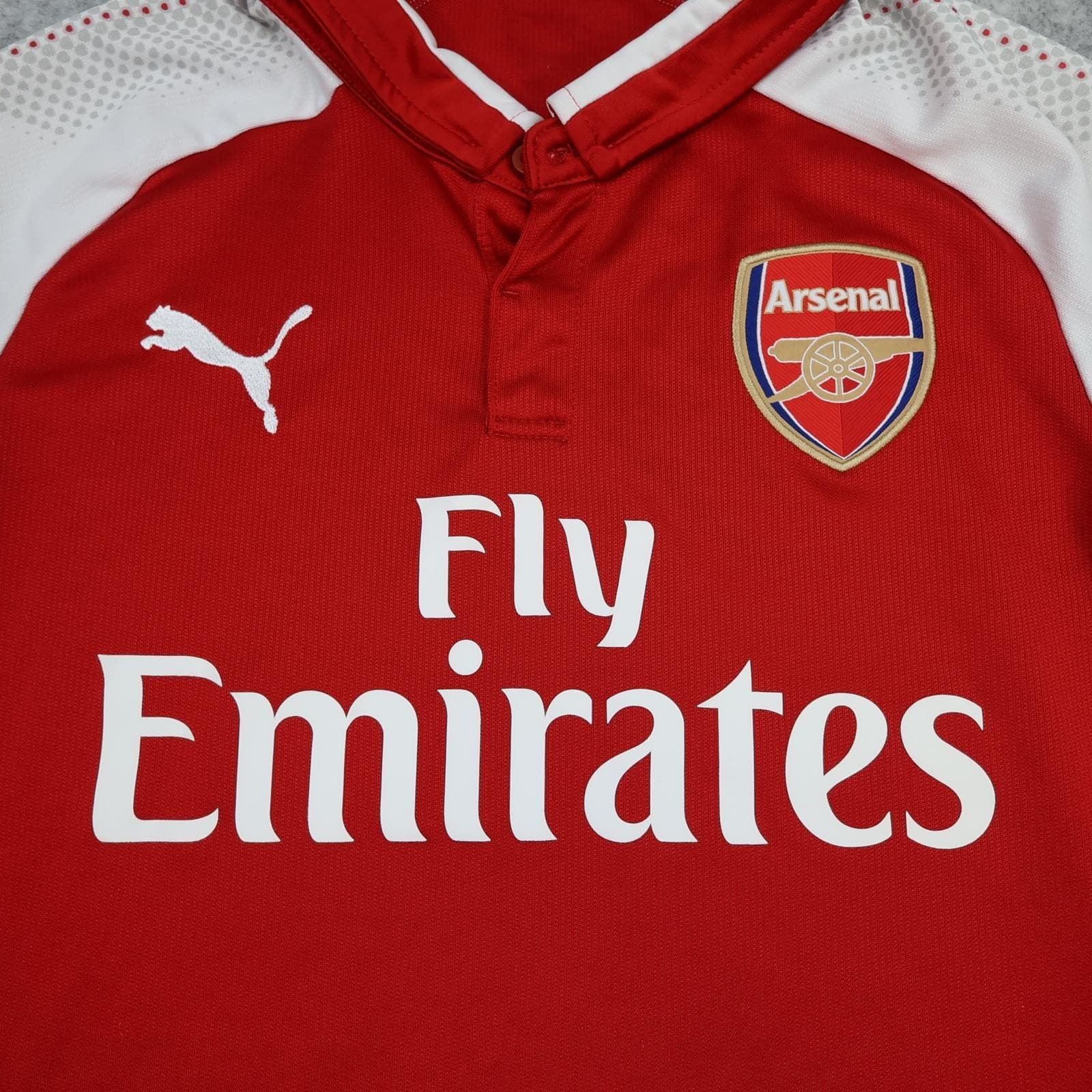 Arsenal Shirt 12-13 Years Kids Home Kit 2017 2018 Football Puma Soccer Jersey photo 3