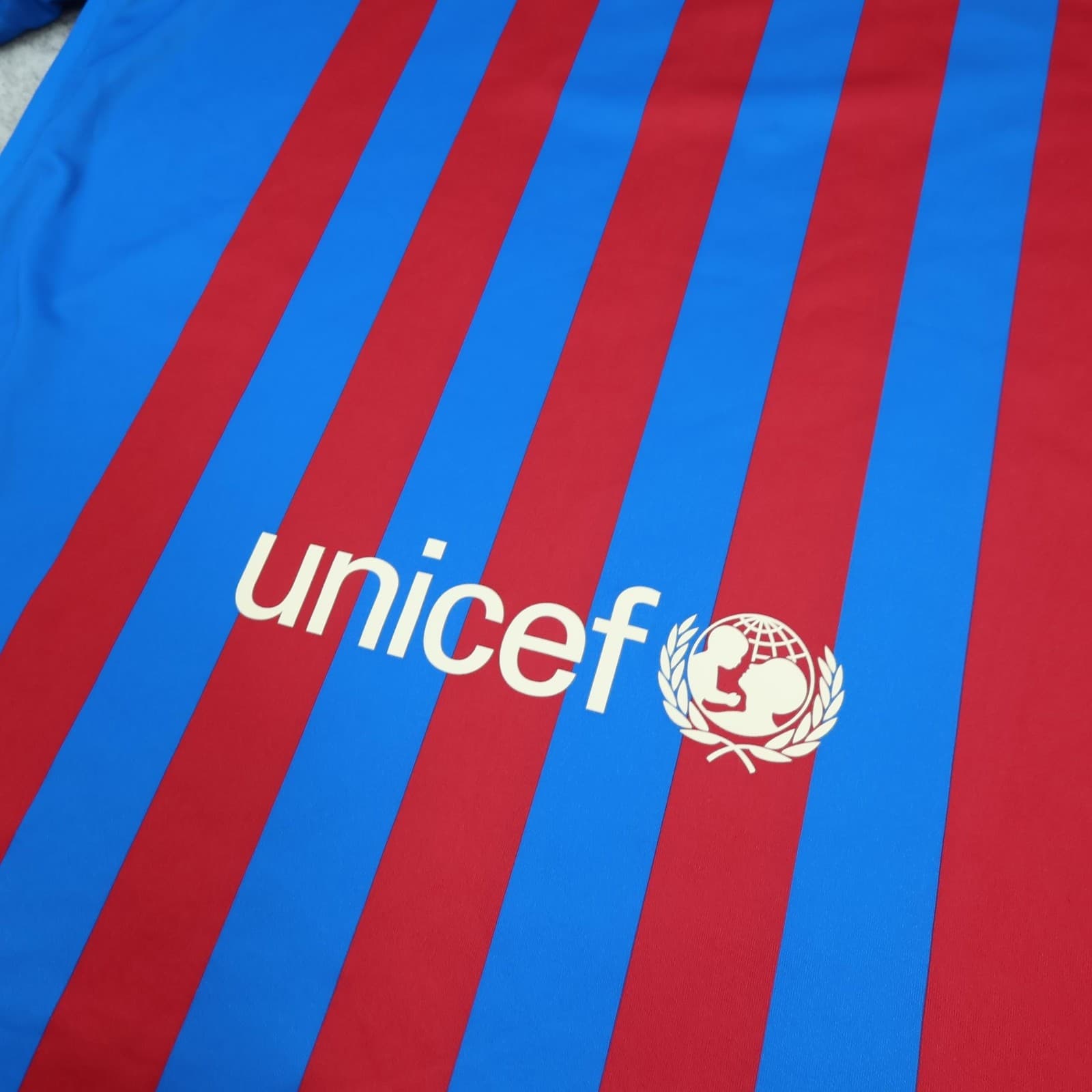 Barcelona Shirt Mens XL Red Blue Home 2021 2022 Football Nike Soccer Jersey photo 9